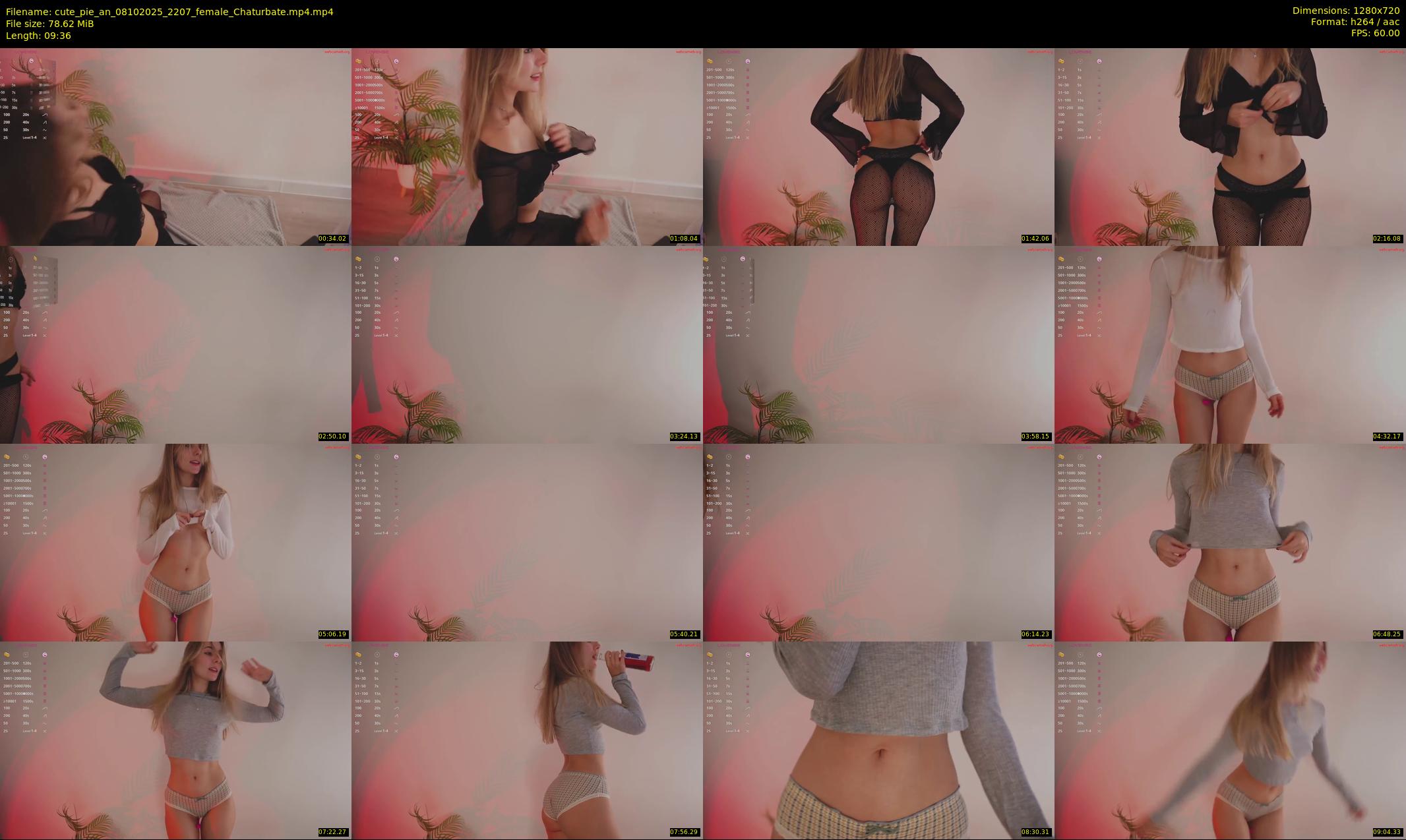 cute_pie_an — 10 minute Chaturbate female cam show recording, 720p, Oct 8, 2025