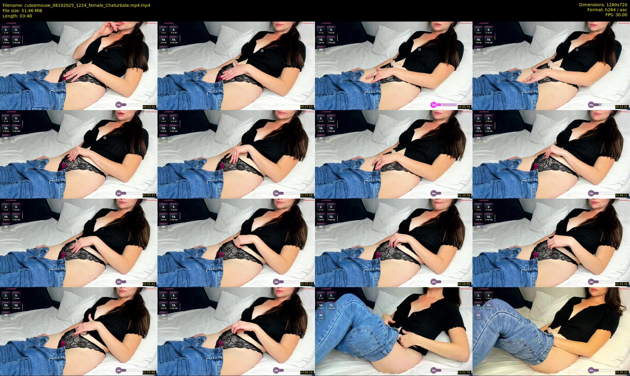 cuteemouse — 4 minute Chaturbate female cam show recording, 720p, Oct 8, 2025