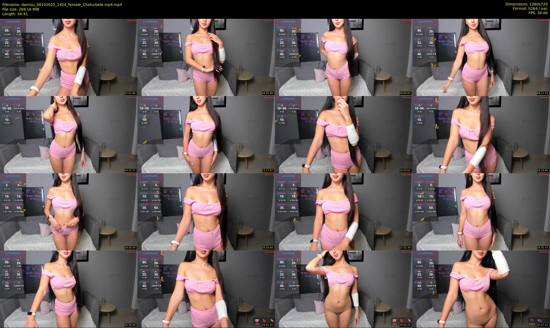 damisu — 35 minute Chaturbate female cam show recording, 720p, Oct 8, 2025