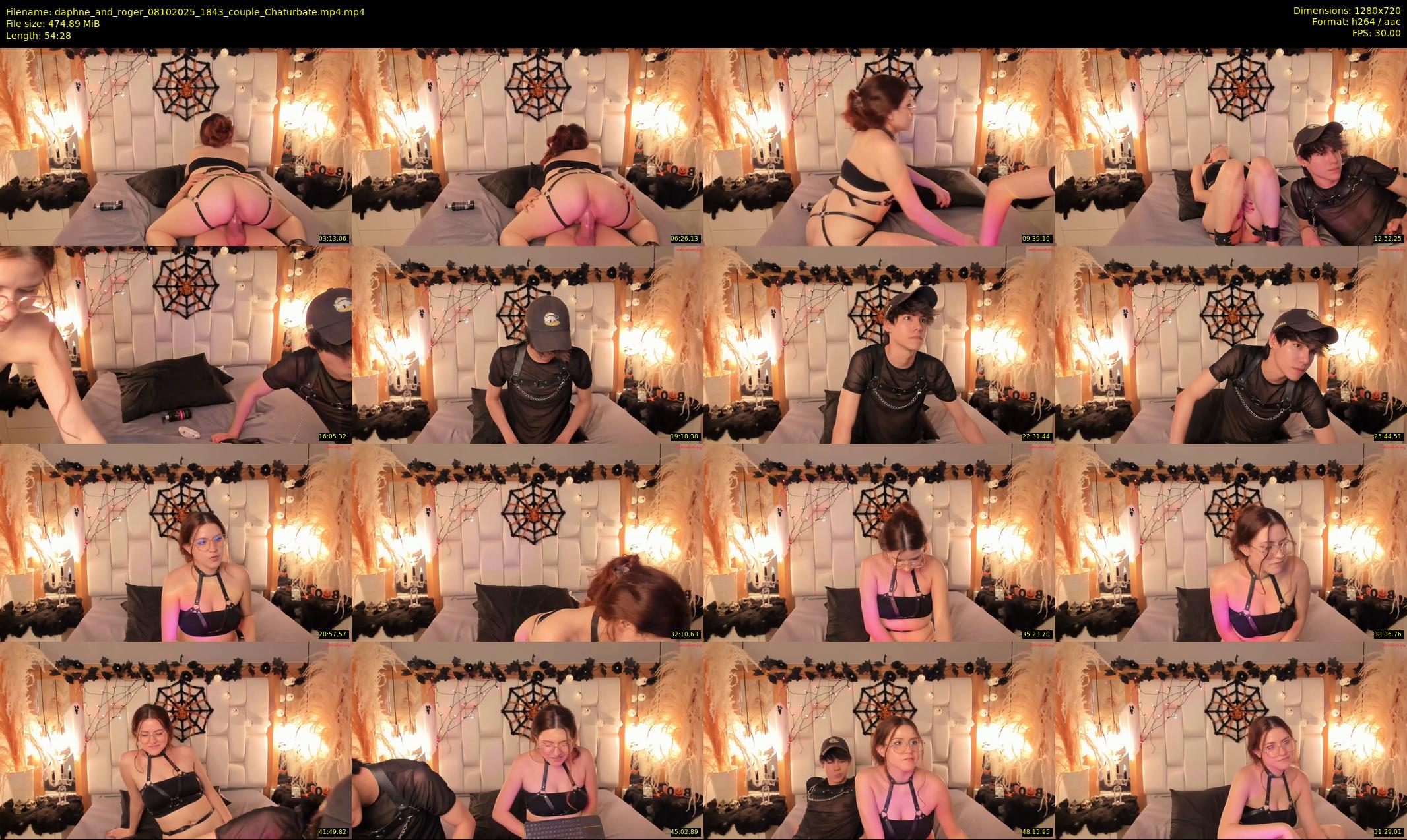 daphne_and_roger — 55 minute Chaturbate couple cam show recording, 720p, Oct 8, 2025