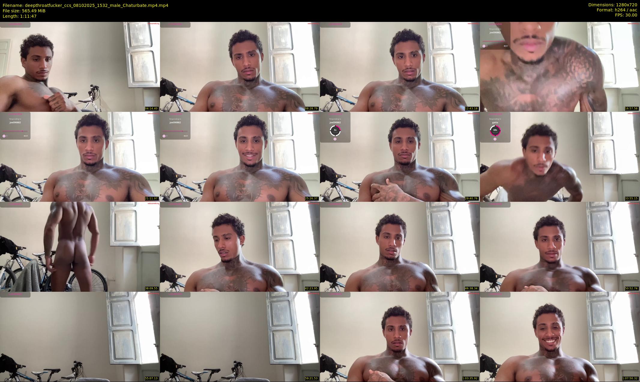 deepthroatfucker_ccs — 72 minute Chaturbate male cam show recording, 720p, Oct 8, 2025