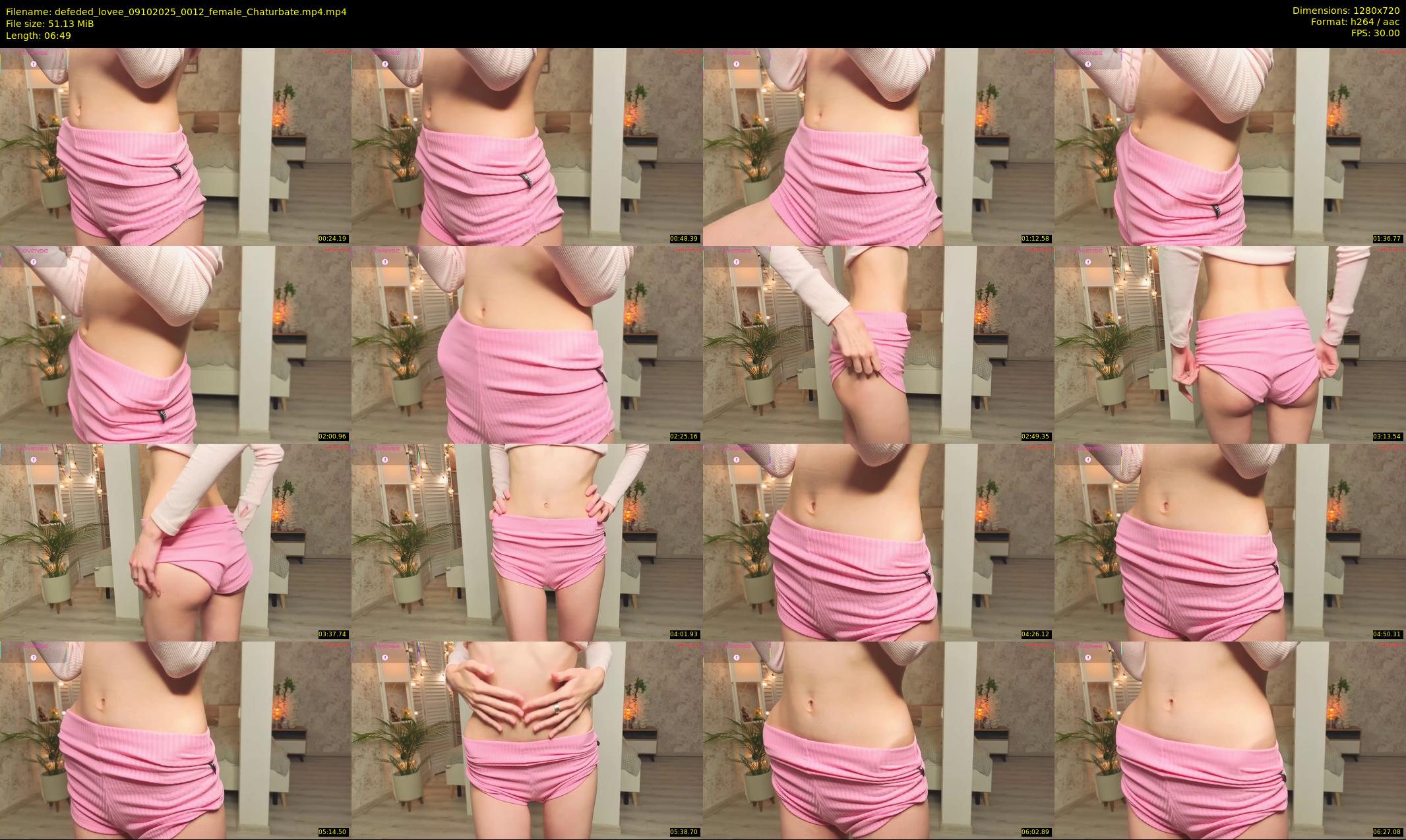 defeded_lovee — 7 minute Chaturbate female cam show recording, 720p, Oct 9, 2025