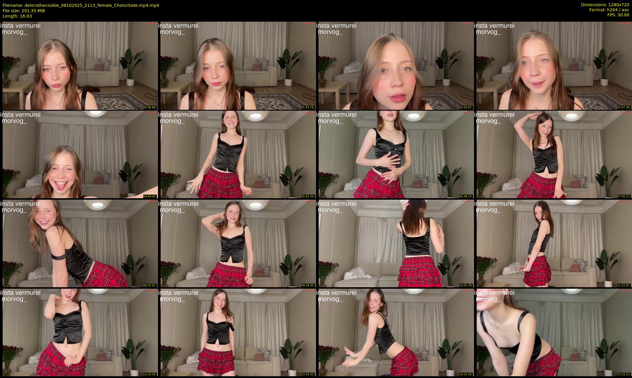 delorathecookie — 17 minute Chaturbate female cam show recording, 720p, Oct 8, 2025