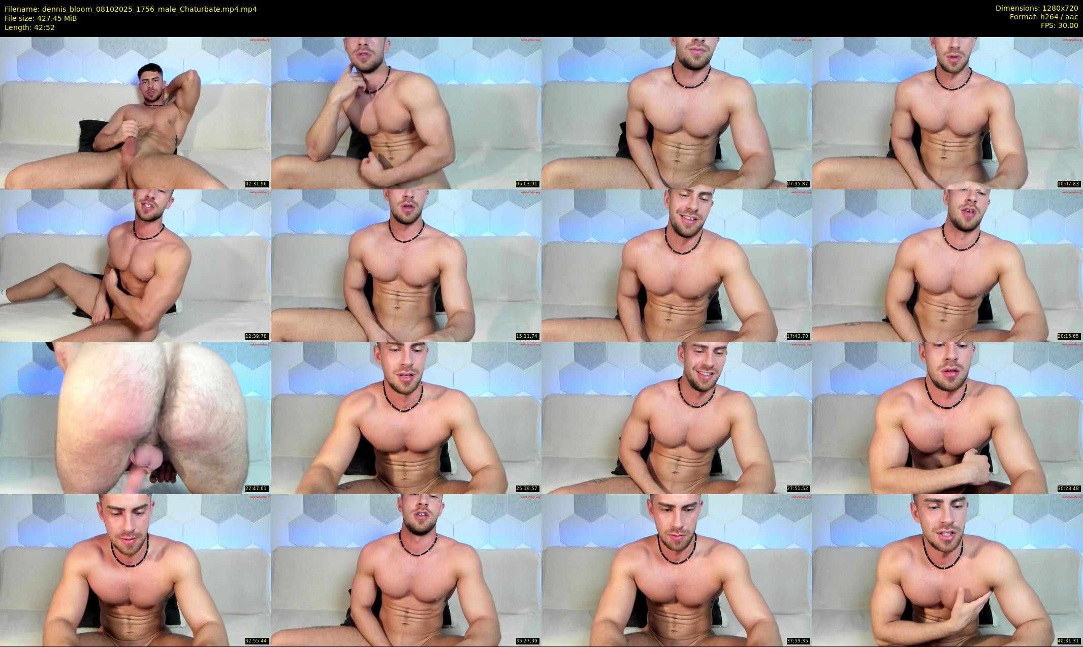 dennis_bloom — 43 minute Chaturbate male cam show recording, 720p, Oct 8, 2025