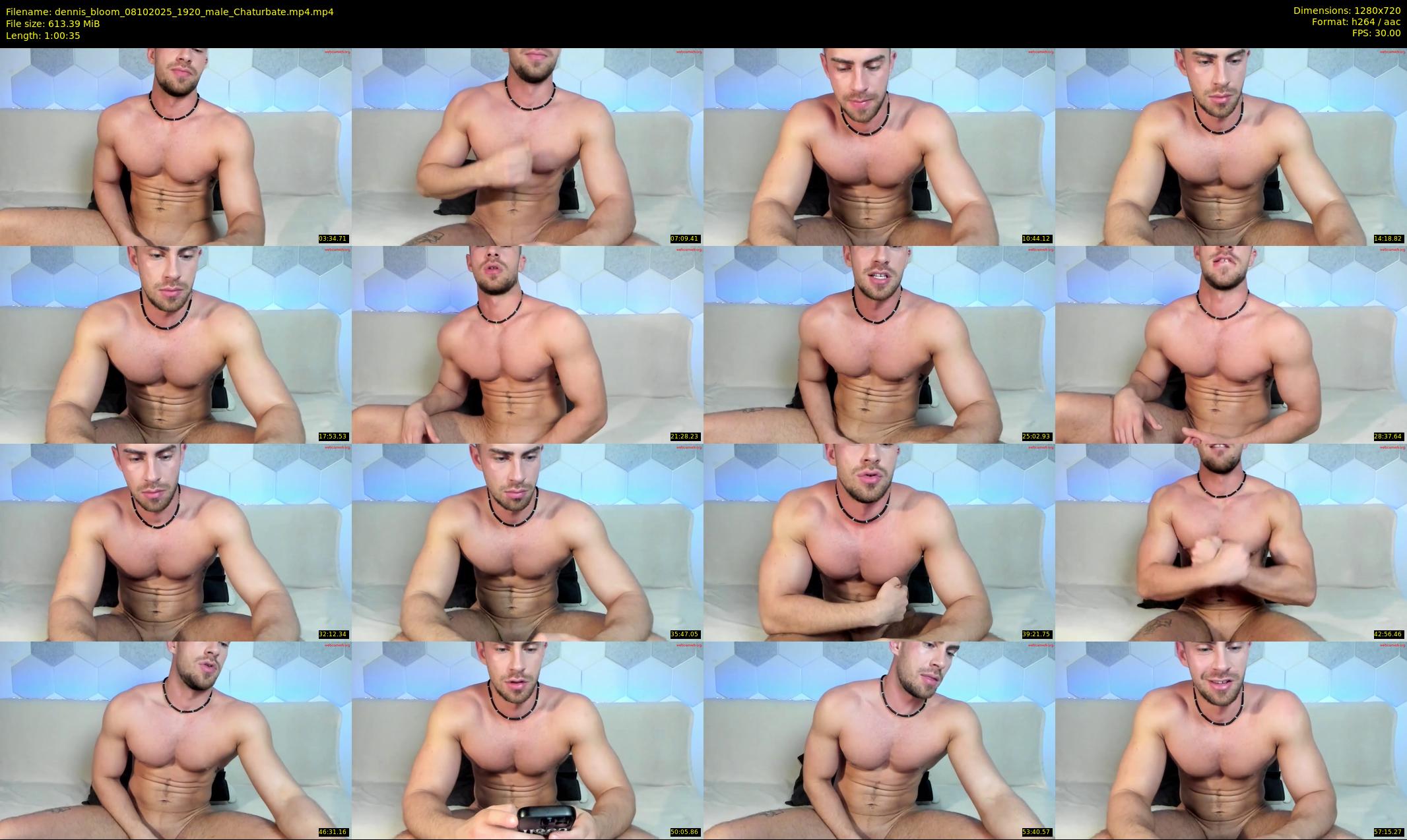 dennis_bloom — 61 minute Chaturbate male cam show recording, 720p, Oct 8, 2025