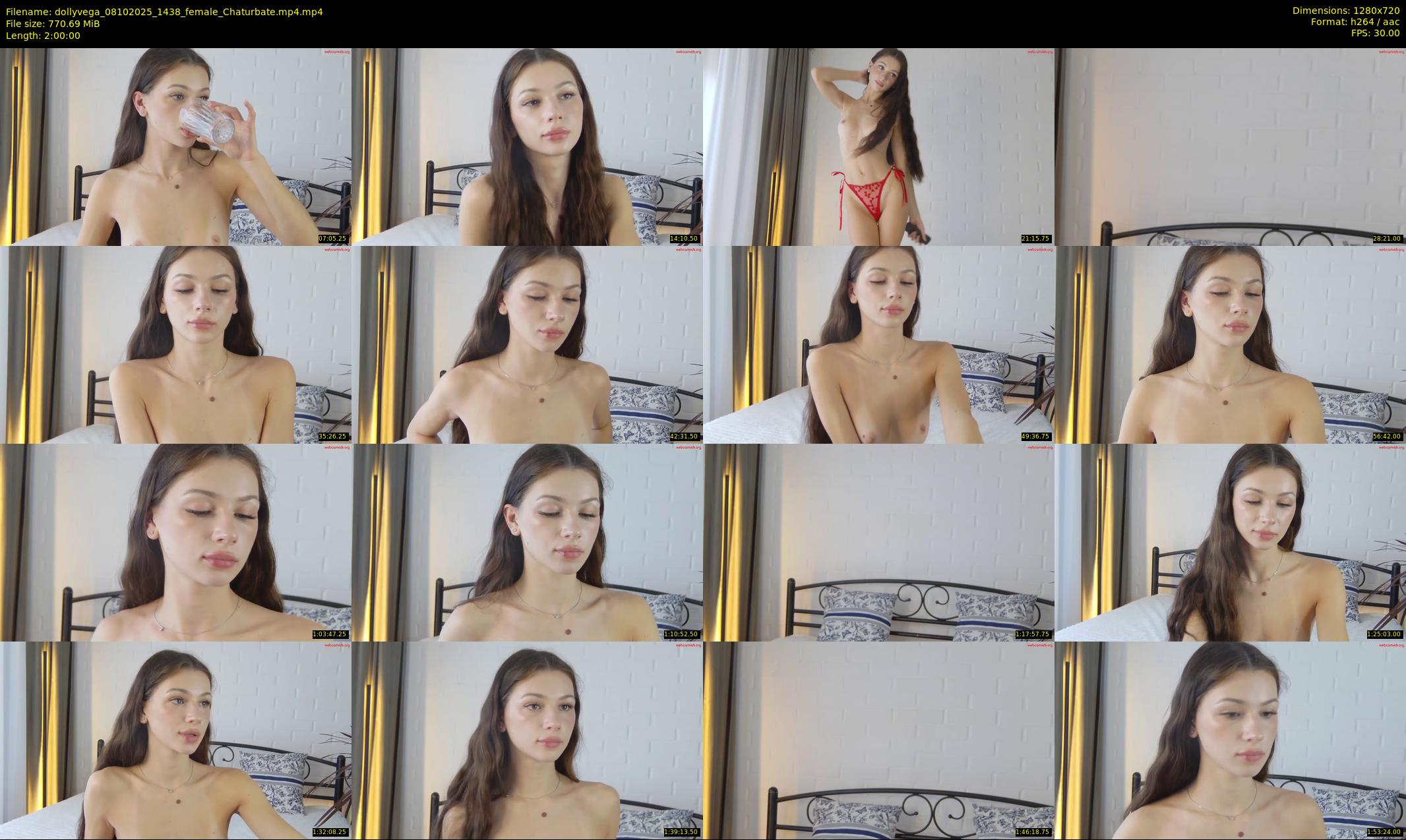 dollyvega — 120 minute Chaturbate female cam show recording, 720p, Oct 8, 2025