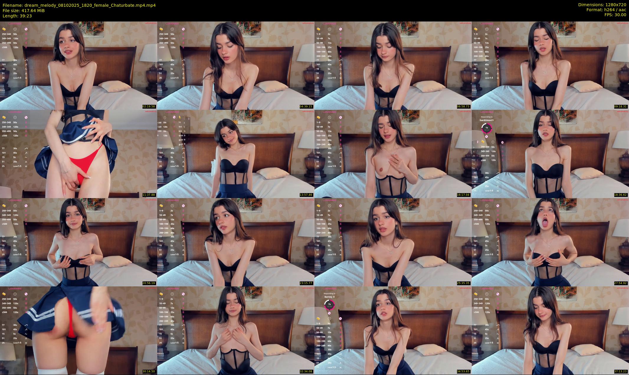 dream_melody — 40 minute Chaturbate female cam show recording, 720p, Oct 8, 2025