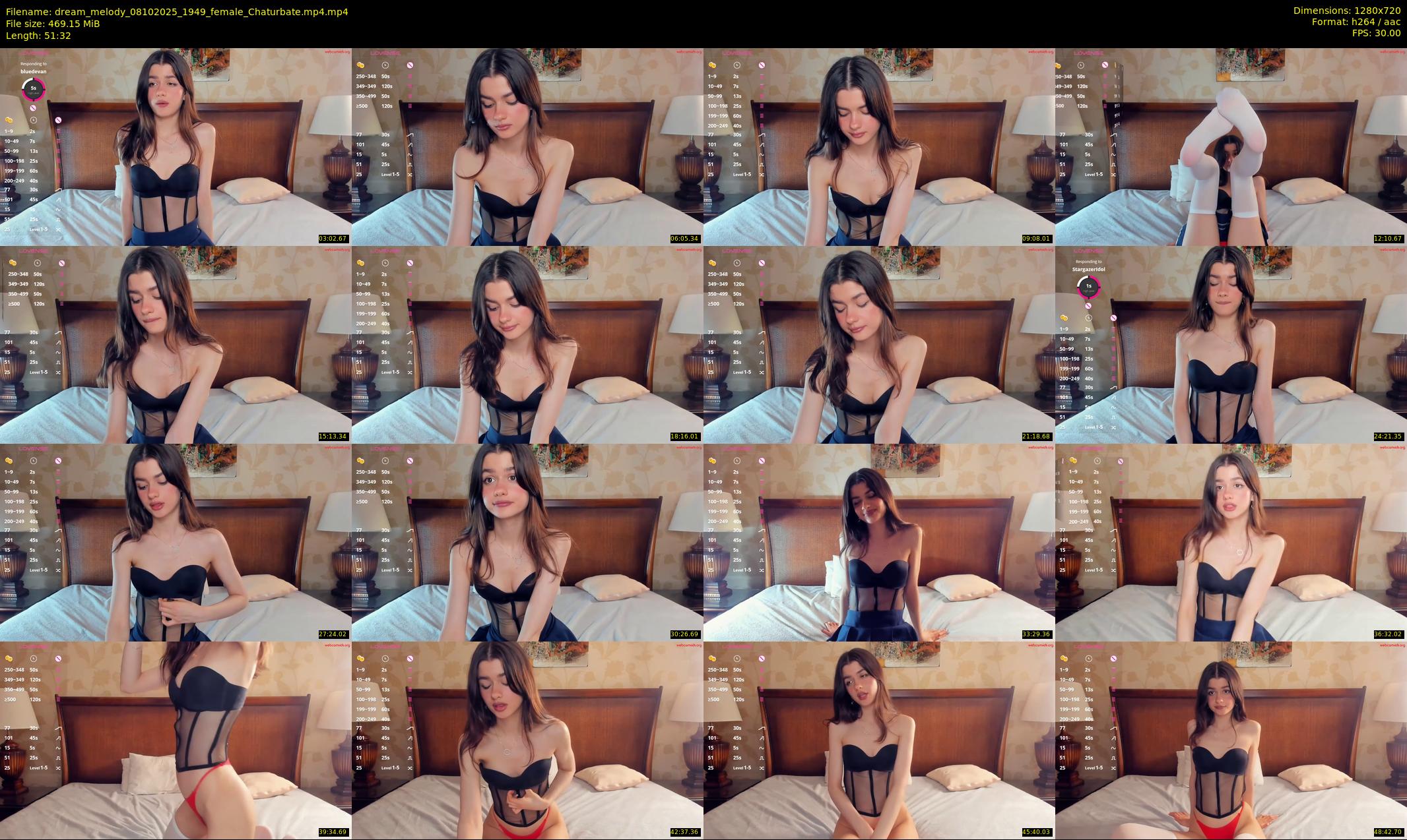 dream_melody — 52 minute Chaturbate female cam show recording, 720p, Oct 8, 2025
