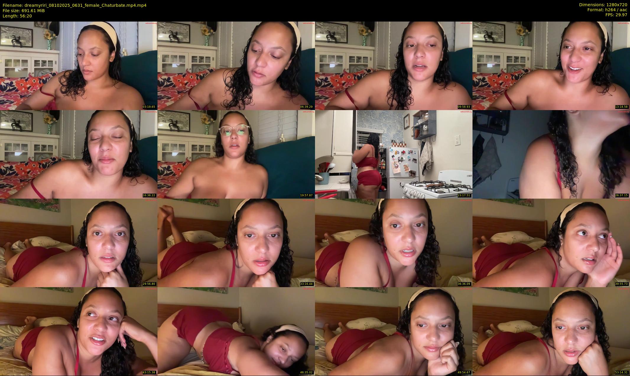 dreamyriri — 57 minute Chaturbate female cam show recording, 720p, Oct 8, 2025