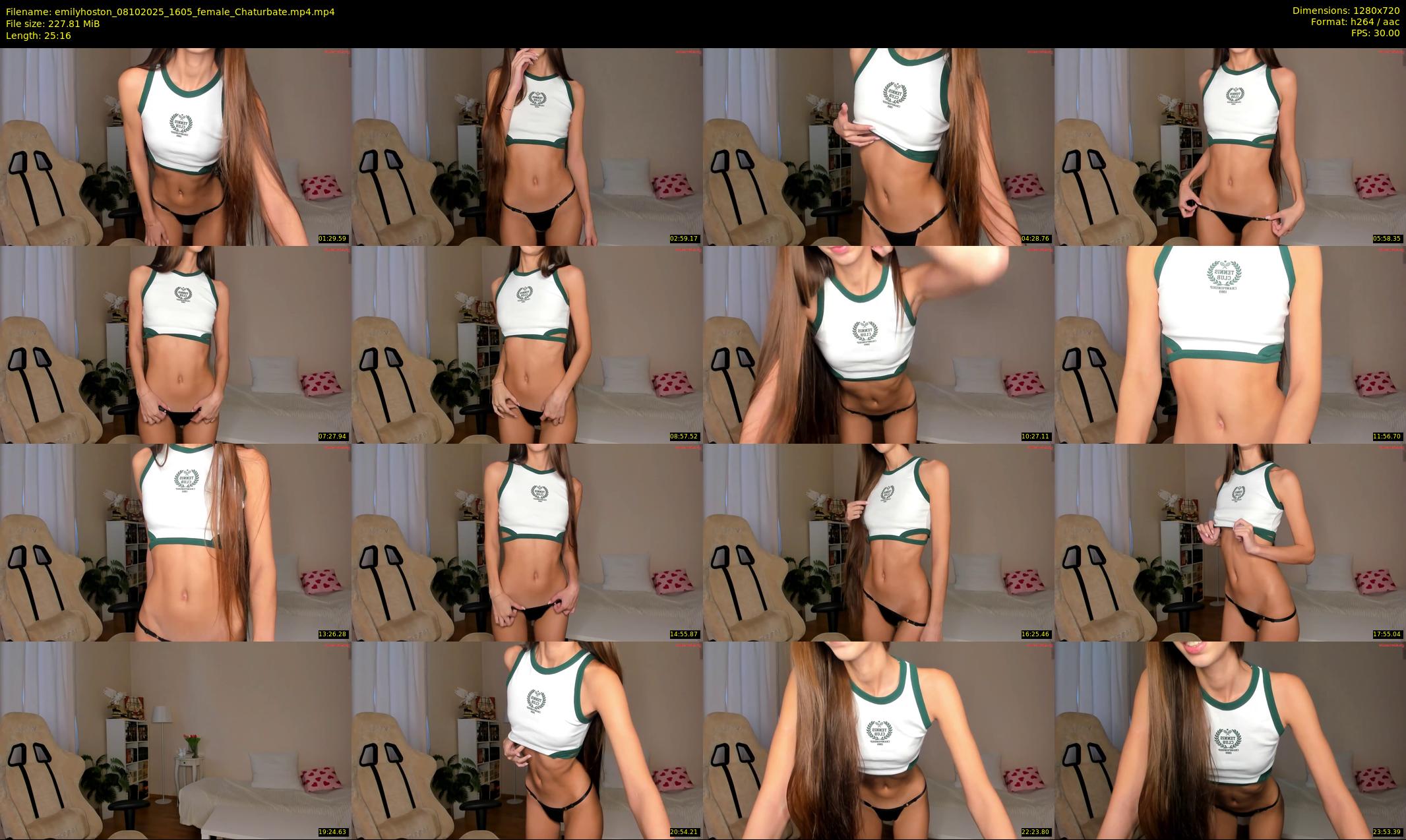 emilyhoston — 26 minute Chaturbate female cam show recording, 720p, Oct 8, 2025