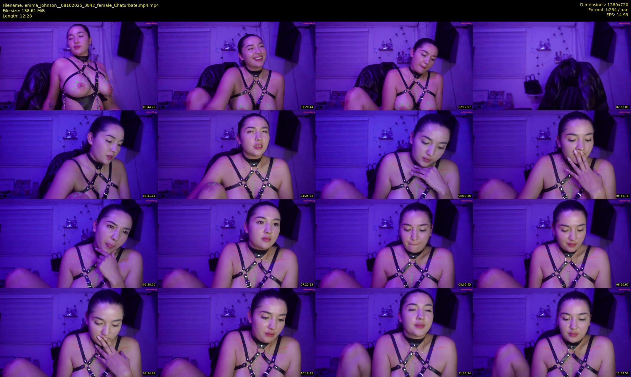emma_johnson_ — 13 minute Chaturbate female cam show recording, 720p, Oct 8, 2025