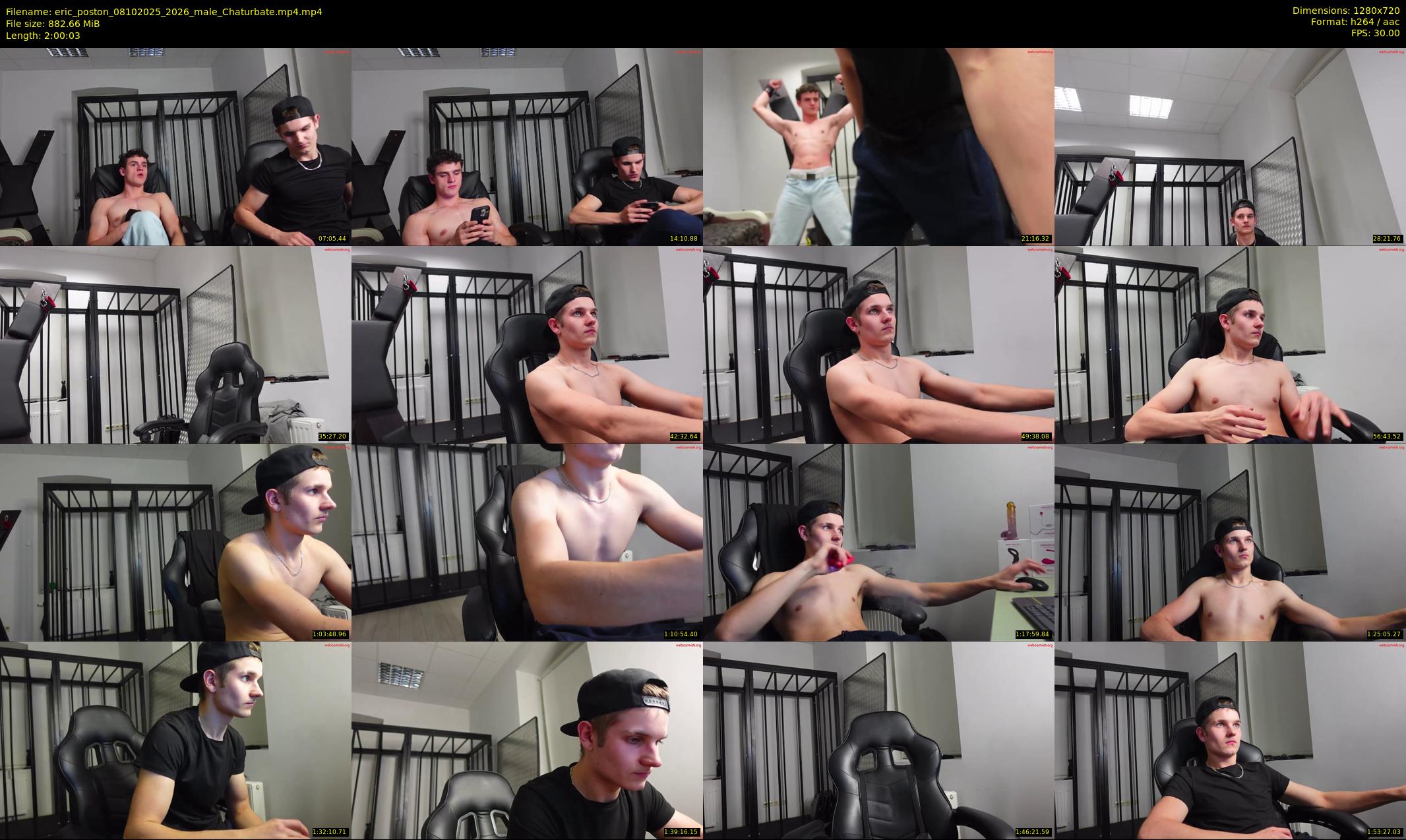 eric_poston — 121 minute Chaturbate male cam show recording, 720p, Oct 8, 2025