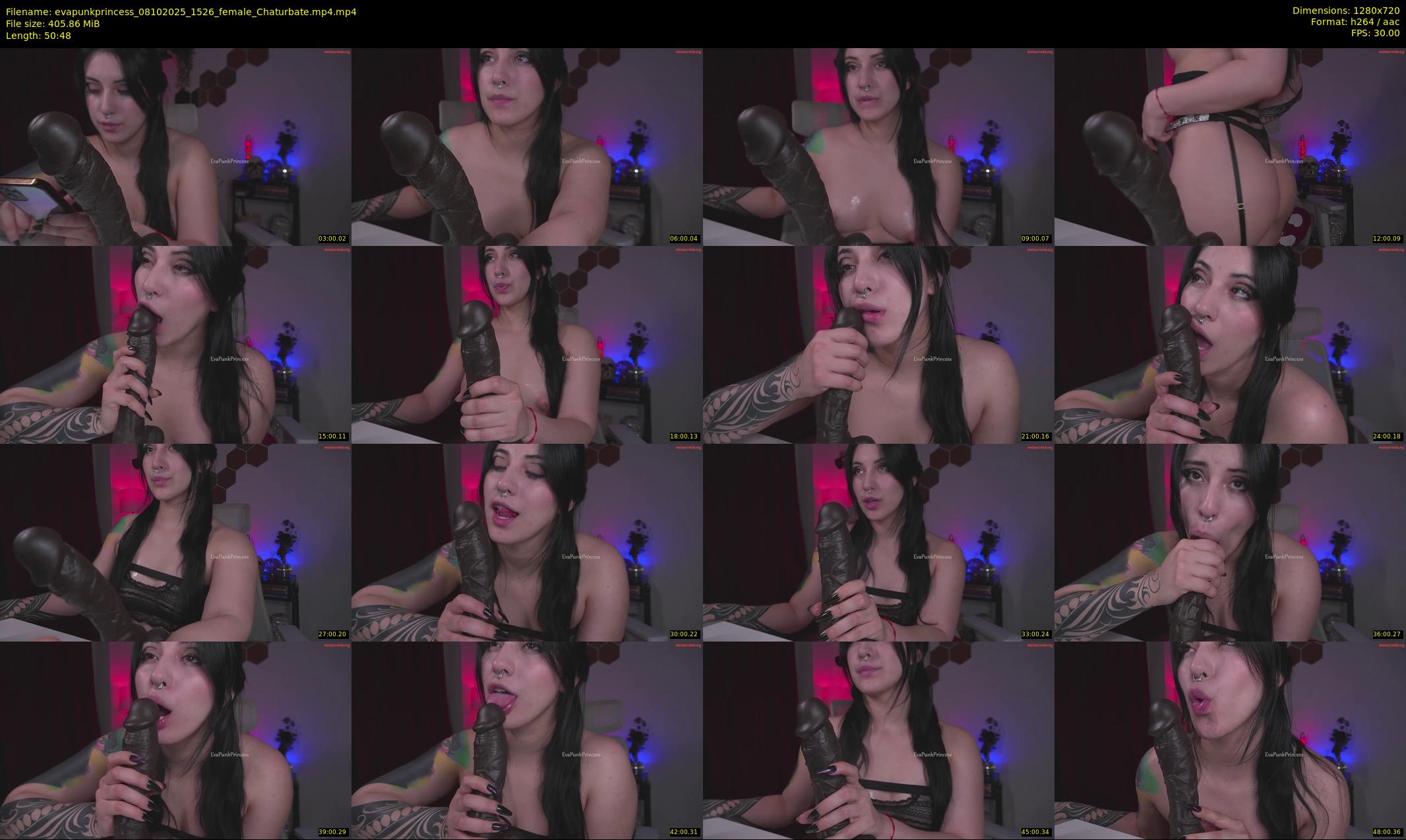 evapunkprincess — 51 minute Chaturbate female cam show recording, 720p, Oct 8, 2025