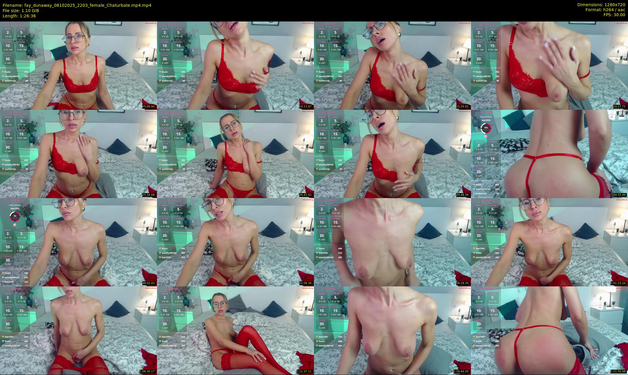 fay_dunaway — 87 minute Chaturbate female cam show recording, 720p, Oct 8, 2025