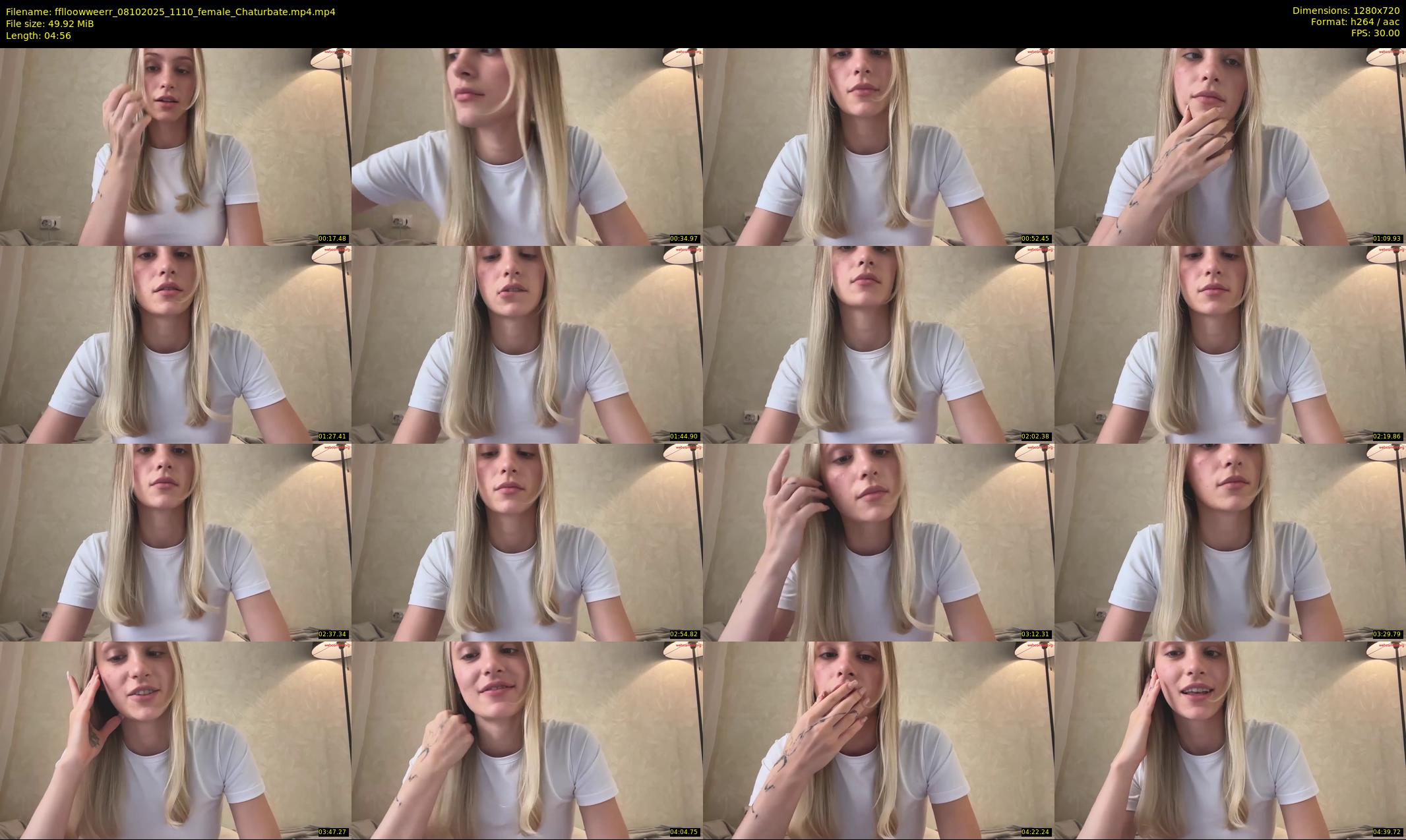 fflloowweerr — 5 minute Chaturbate couple cam show recording, 720p, Oct 8, 2025