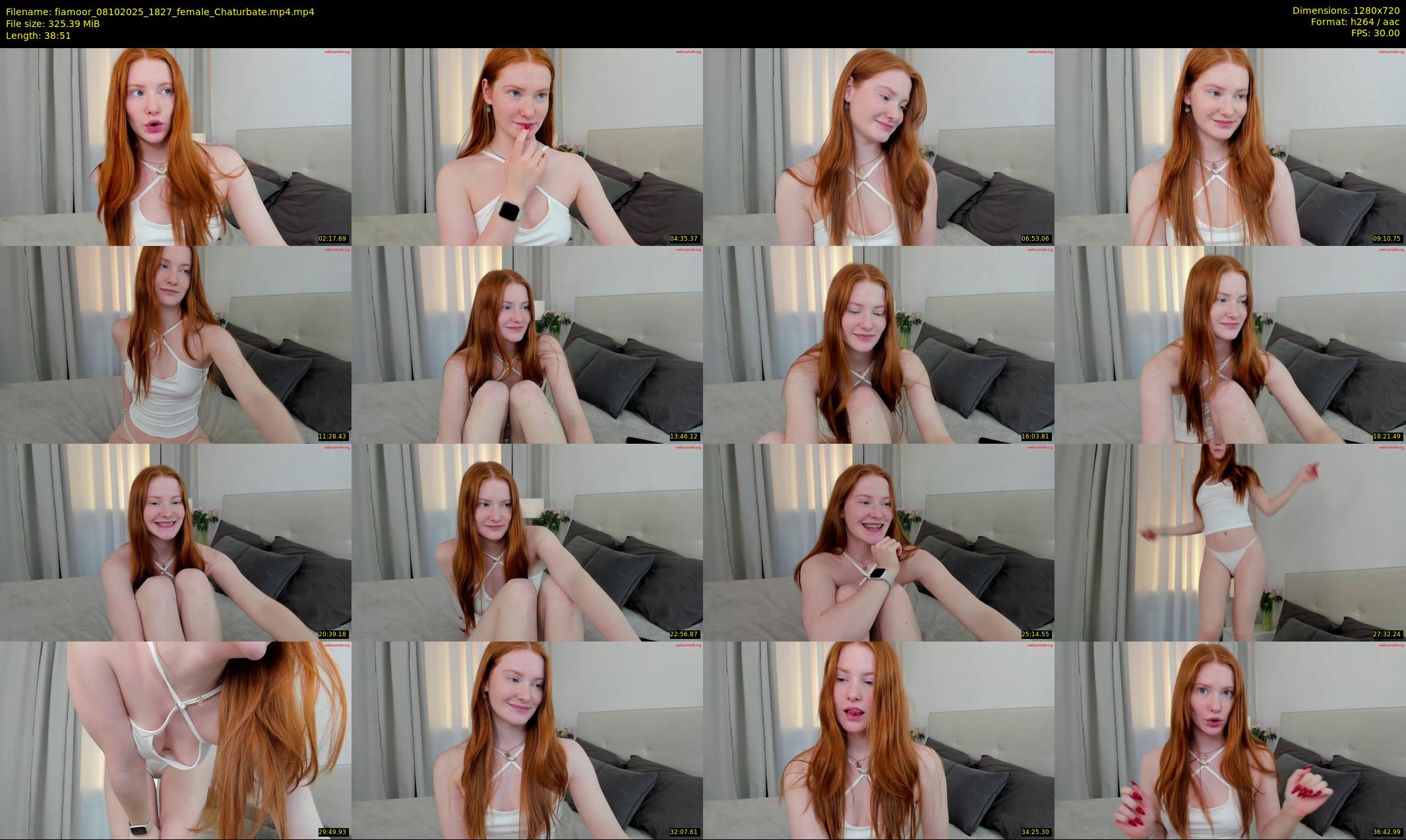 fiamoor — 39 minute Chaturbate female cam show recording, 720p, Oct 8, 2025
