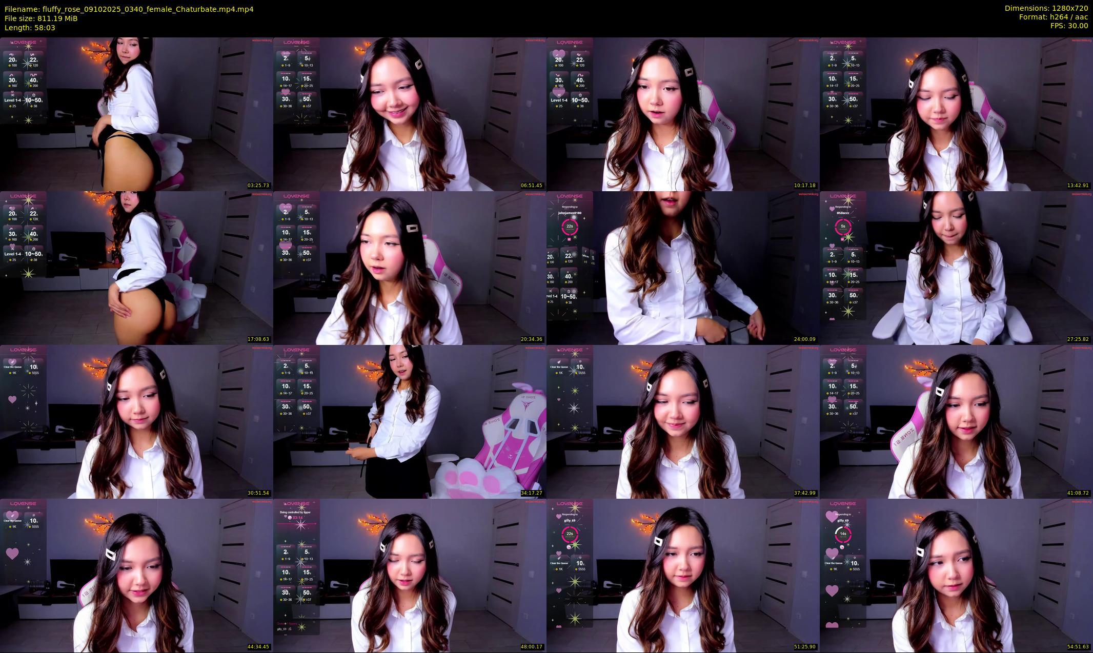 fluffy_rose — 59 minute Chaturbate female cam show recording, 720p, Oct 9, 2025