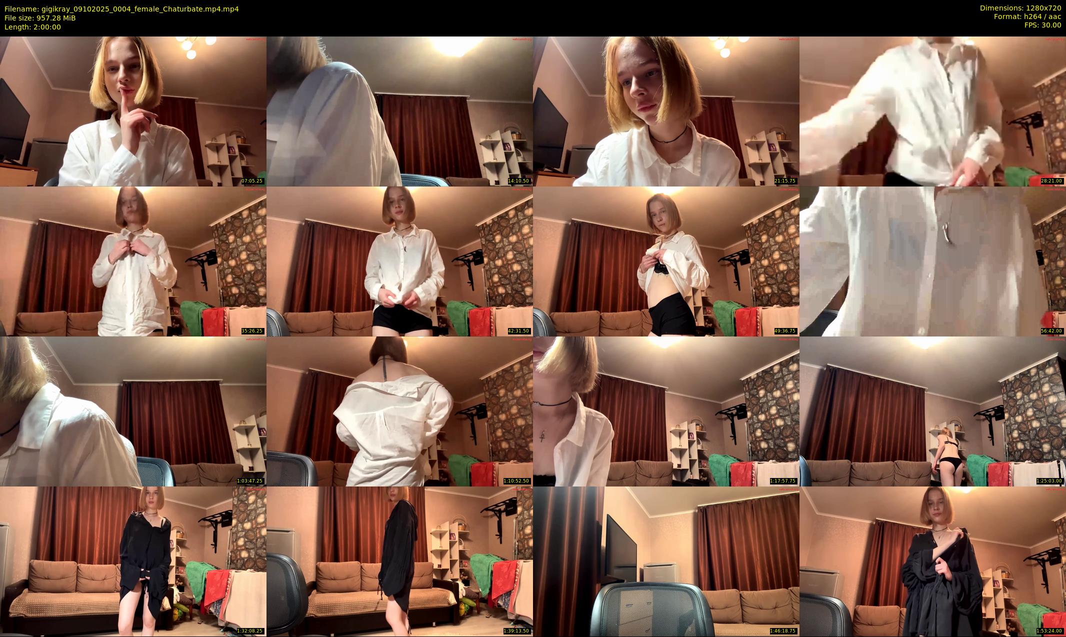 gigikray — 120 minute Chaturbate female cam show recording, 720p, Oct 9, 2025