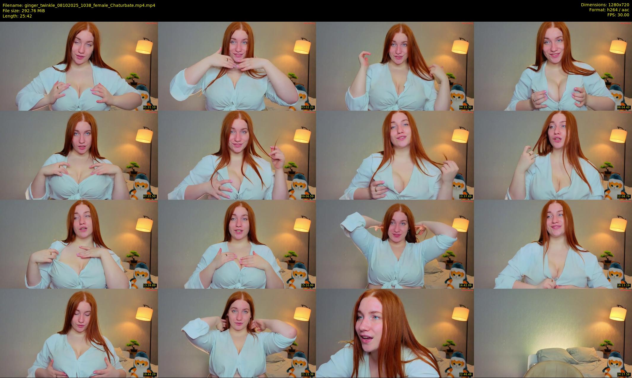 ginger_twinkle — 26 minute Chaturbate female cam show recording, 720p, Oct 8, 2025