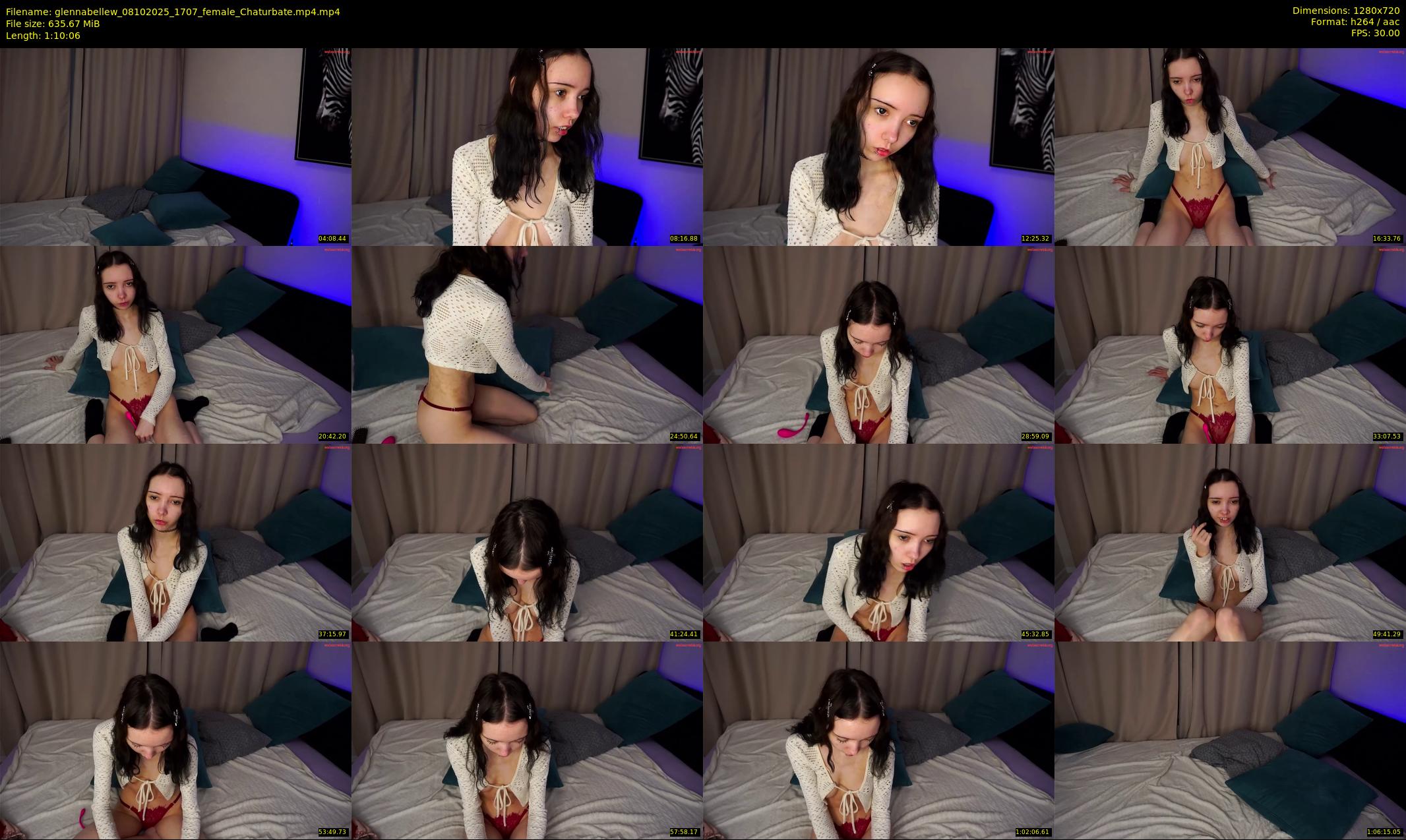 glennabellew — 71 minute Chaturbate female cam show recording, 720p, Oct 8, 2025