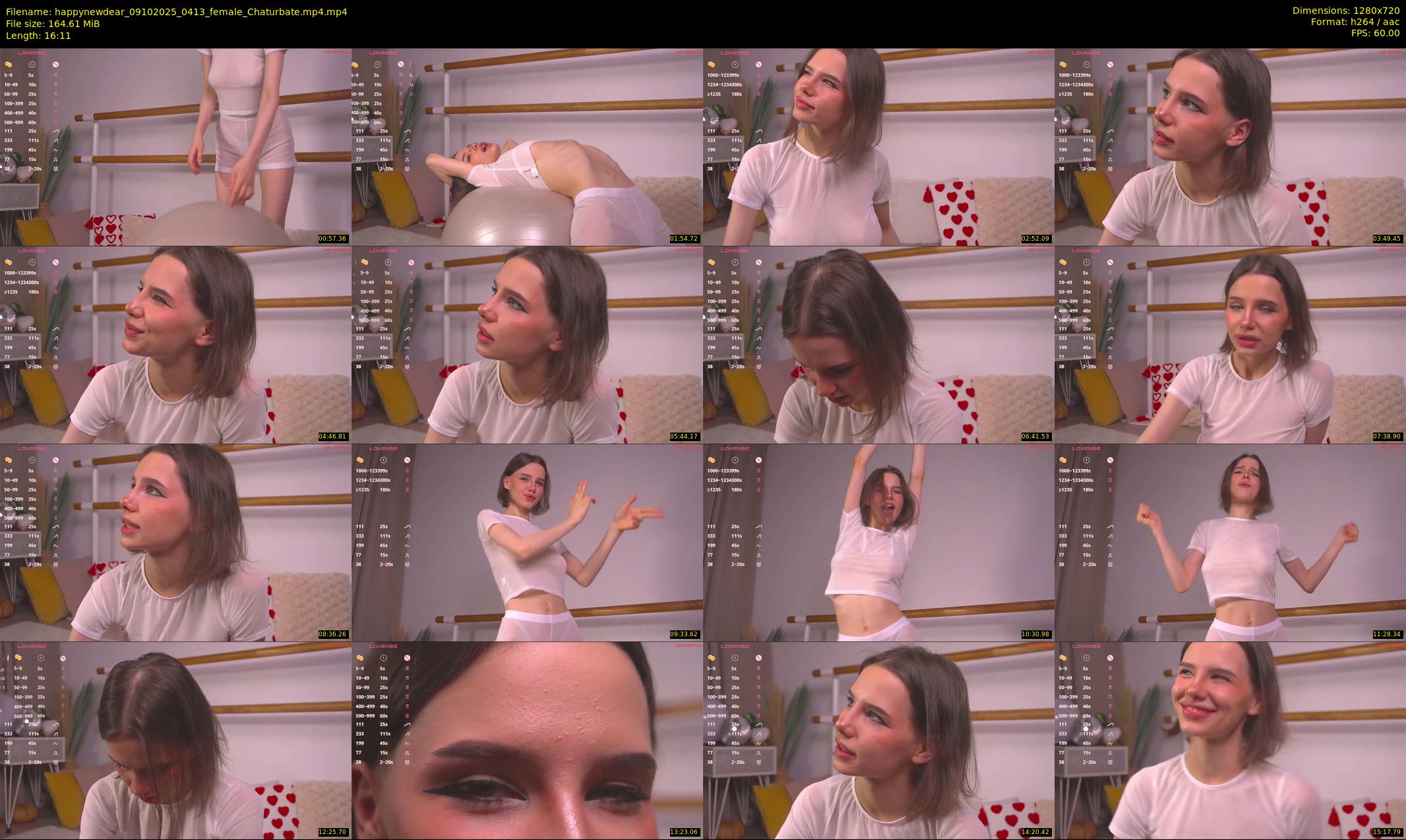 happynewdear — 17 minute Chaturbate female cam show recording, 720p, Oct 9, 2025