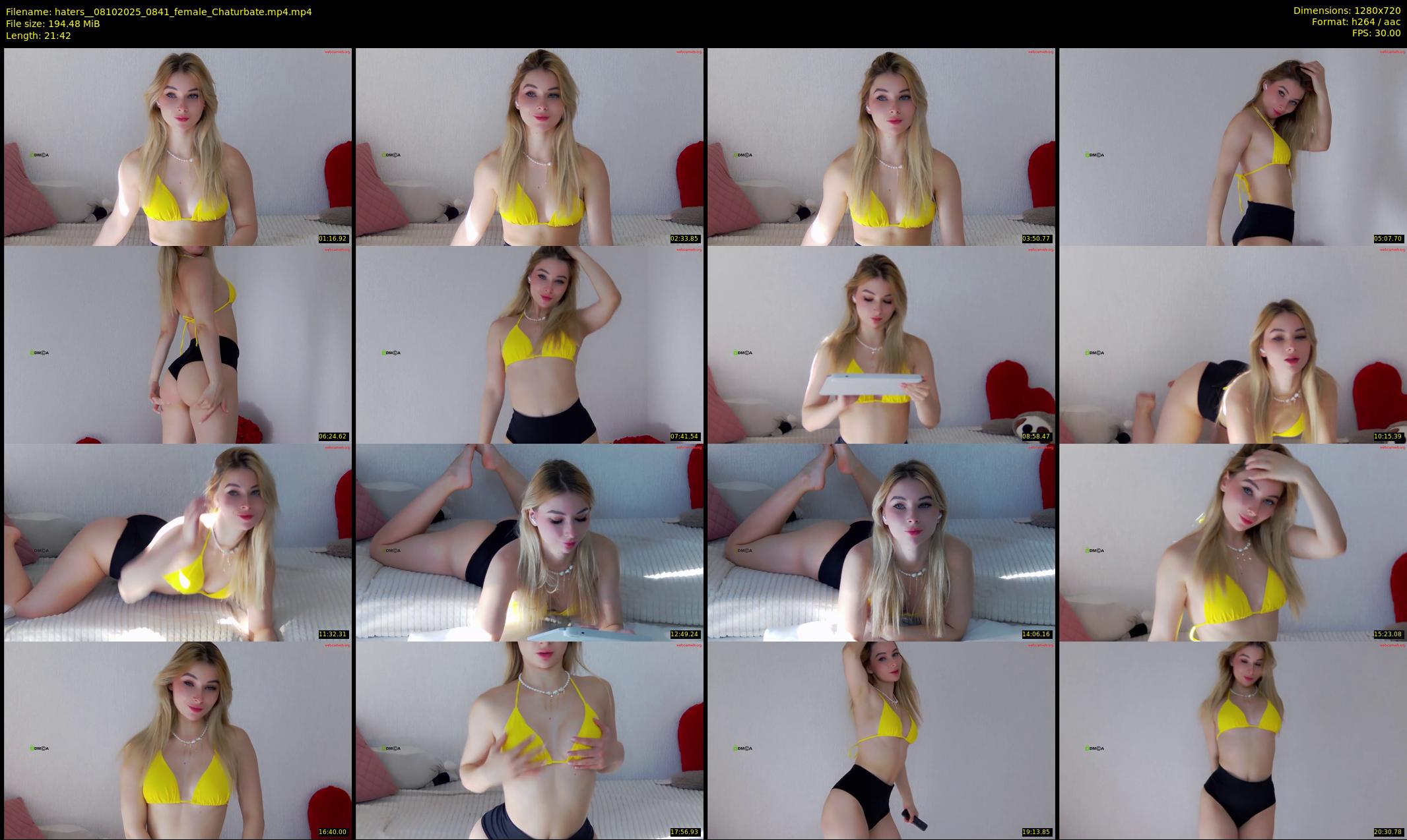 haters_ — 22 minute Chaturbate female cam show recording, 720p, Oct 8, 2025