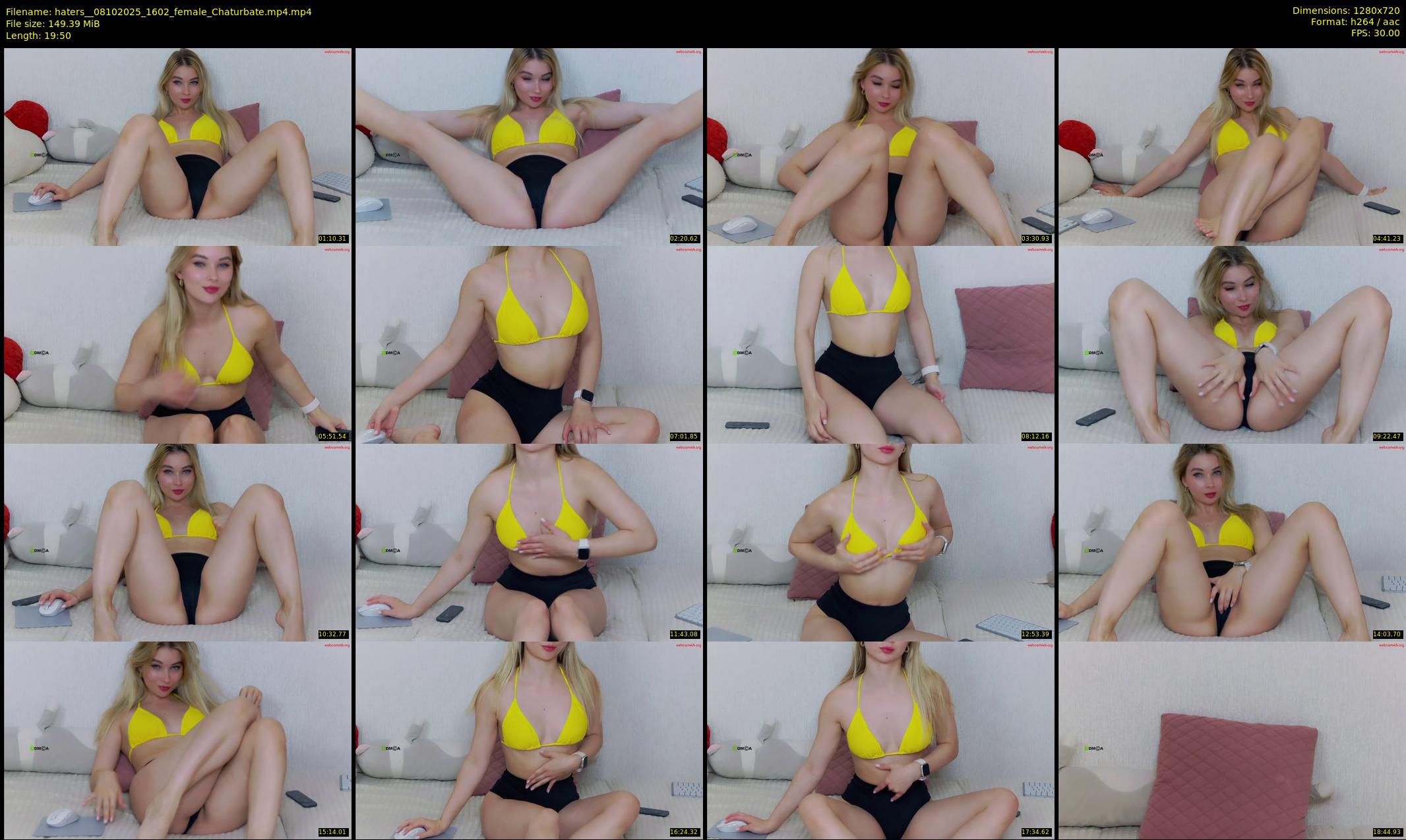 haters_ — 20 minute Chaturbate female cam show recording, 720p, Oct 8, 2025
