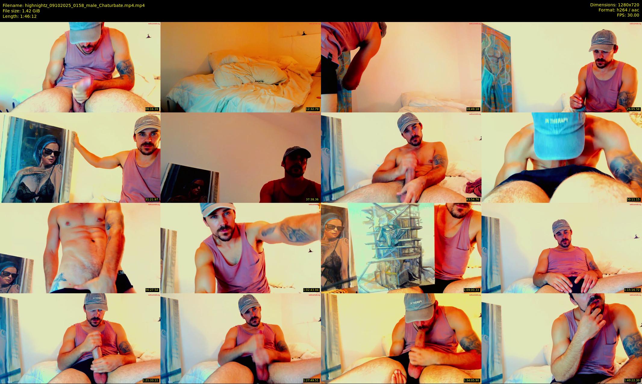 highnightz — 107 minute Chaturbate male cam show recording, 720p, Oct 9, 2025