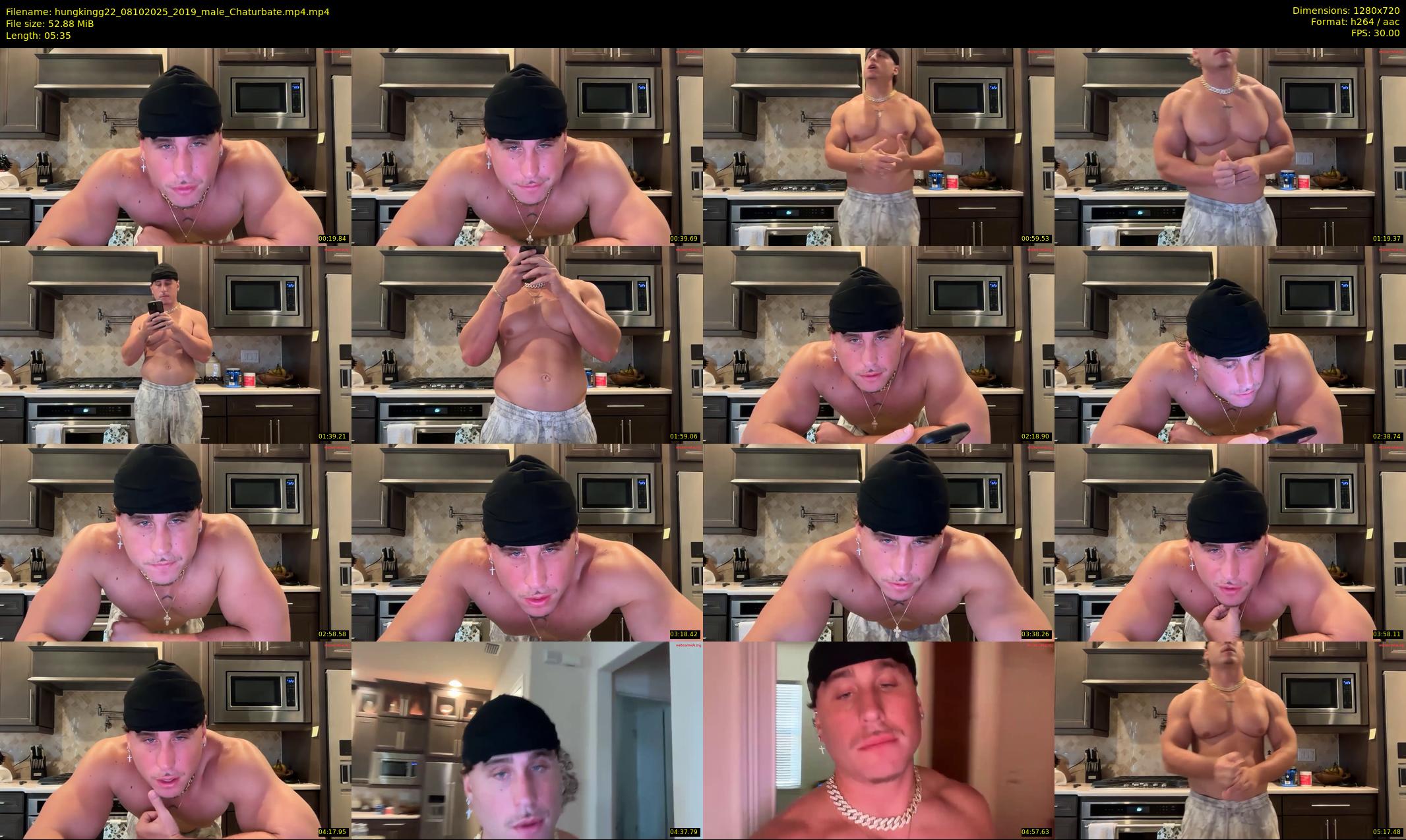 hungkingg22 — 6 minute Chaturbate male cam show recording, 720p, Oct 8, 2025