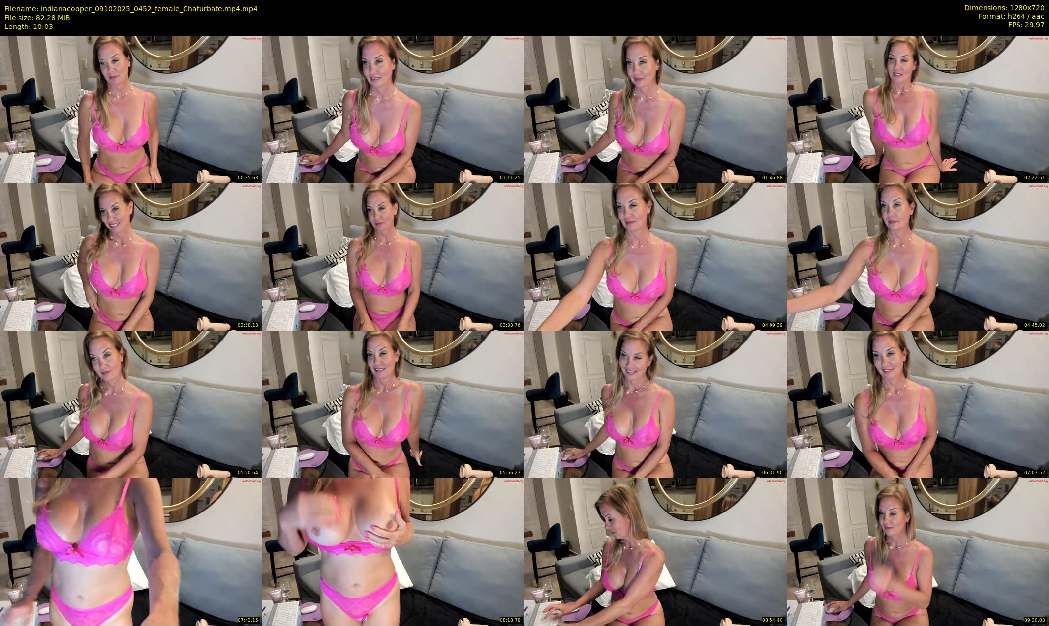 indianacooper — 11 minute Chaturbate female cam show recording, 720p, Oct 9, 2025