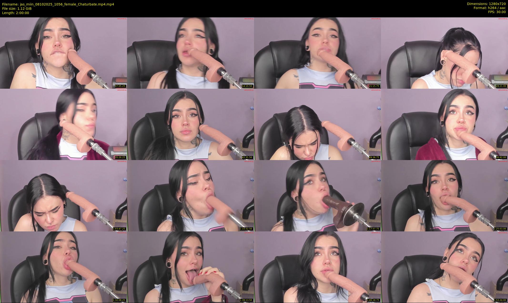jas_miin — 120 minute Chaturbate female cam show recording, 720p, Oct 8, 2025
