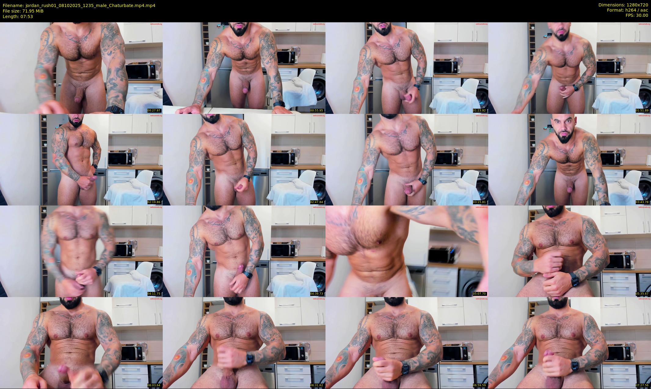 jordan_rush01 — 8 minute Chaturbate male cam show recording, 720p, Oct 8, 2025