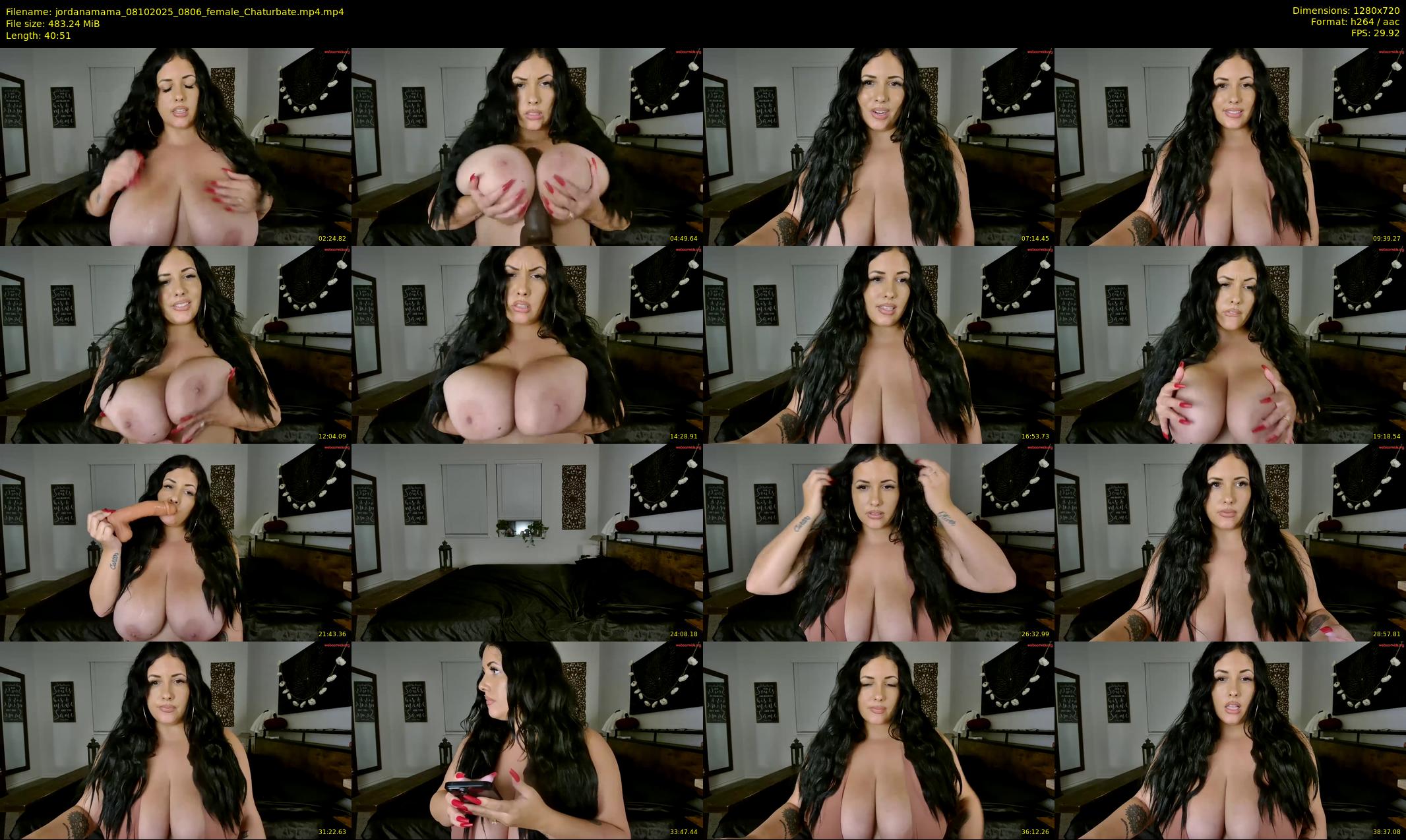 jordanamama — 41 minute Chaturbate couple cam show recording, 720p, Oct 8, 2025