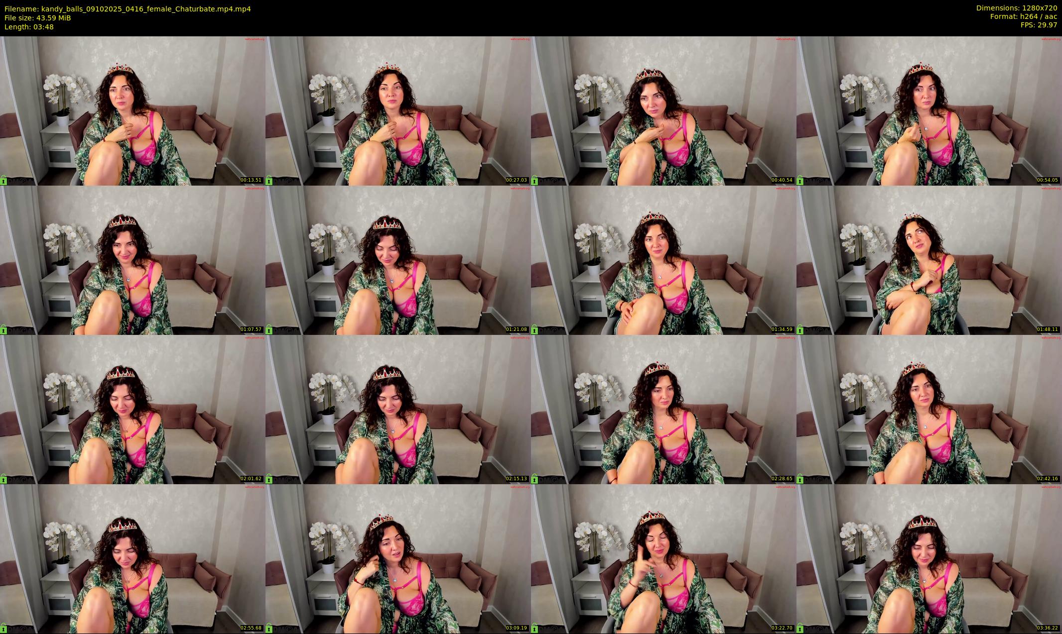 kandy_balls — 4 minute Chaturbate female cam show recording, 720p, Oct 9, 2025
