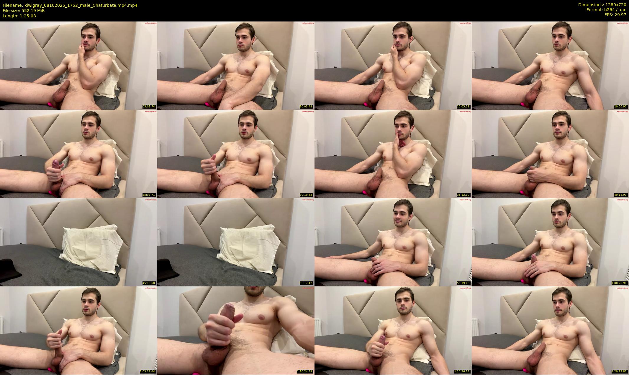 kiwigray — 86 minute Chaturbate male cam show recording, 720p, Oct 8, 2025