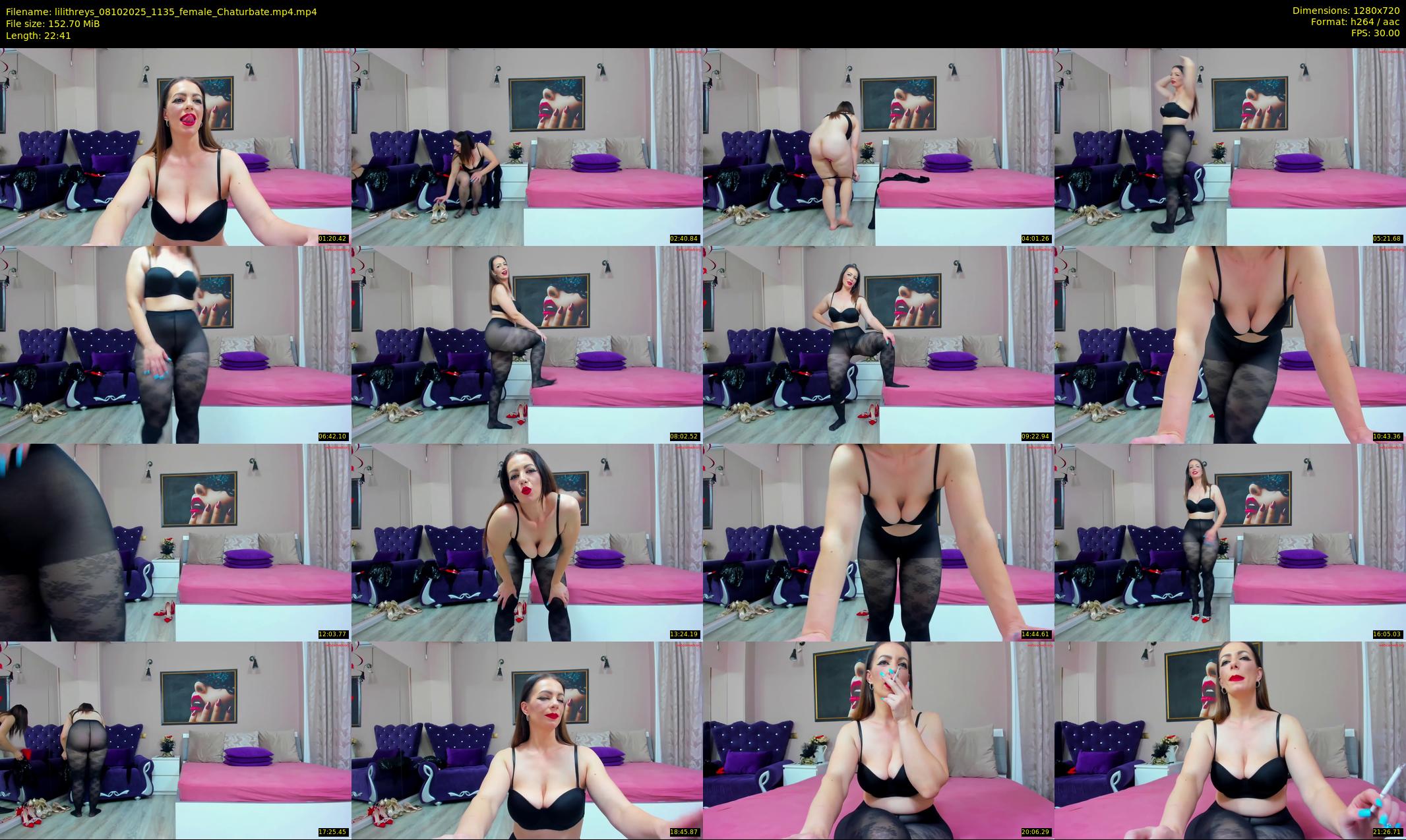 lilithreys — 23 minute Chaturbate female cam show recording, 720p, Oct 8, 2025