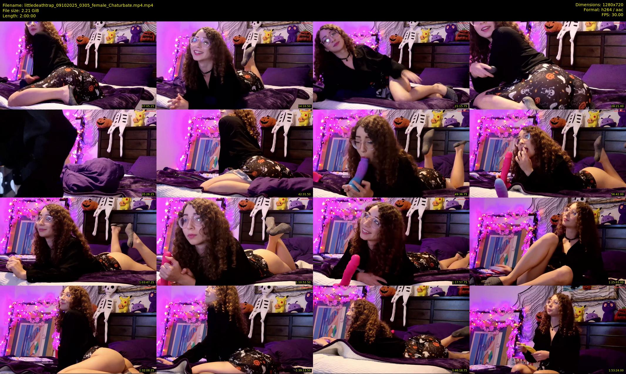 littledeathtrap — 120 minute Chaturbate female cam show recording, 720p, Oct 9, 2025