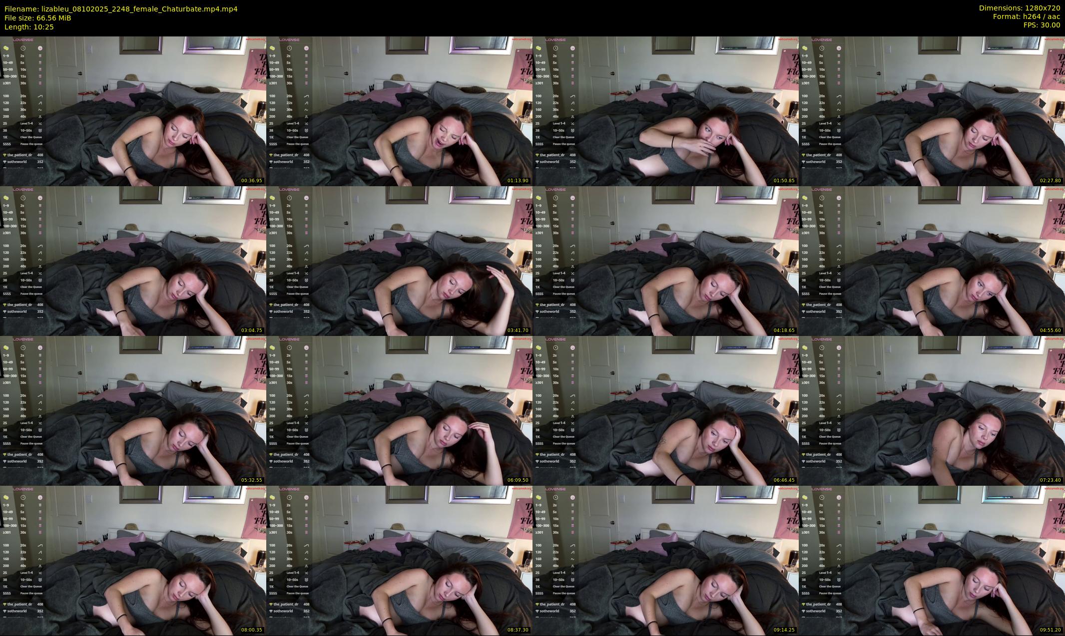 lizableu — 11 minute Chaturbate female cam show recording, 720p, Oct 8, 2025