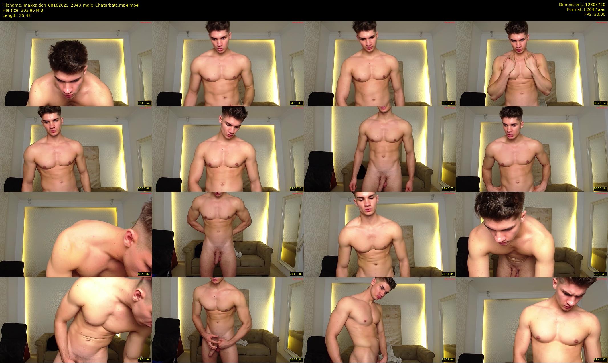 maxkaiden — 36 minute Chaturbate male cam show recording, 720p, Oct 8, 2025