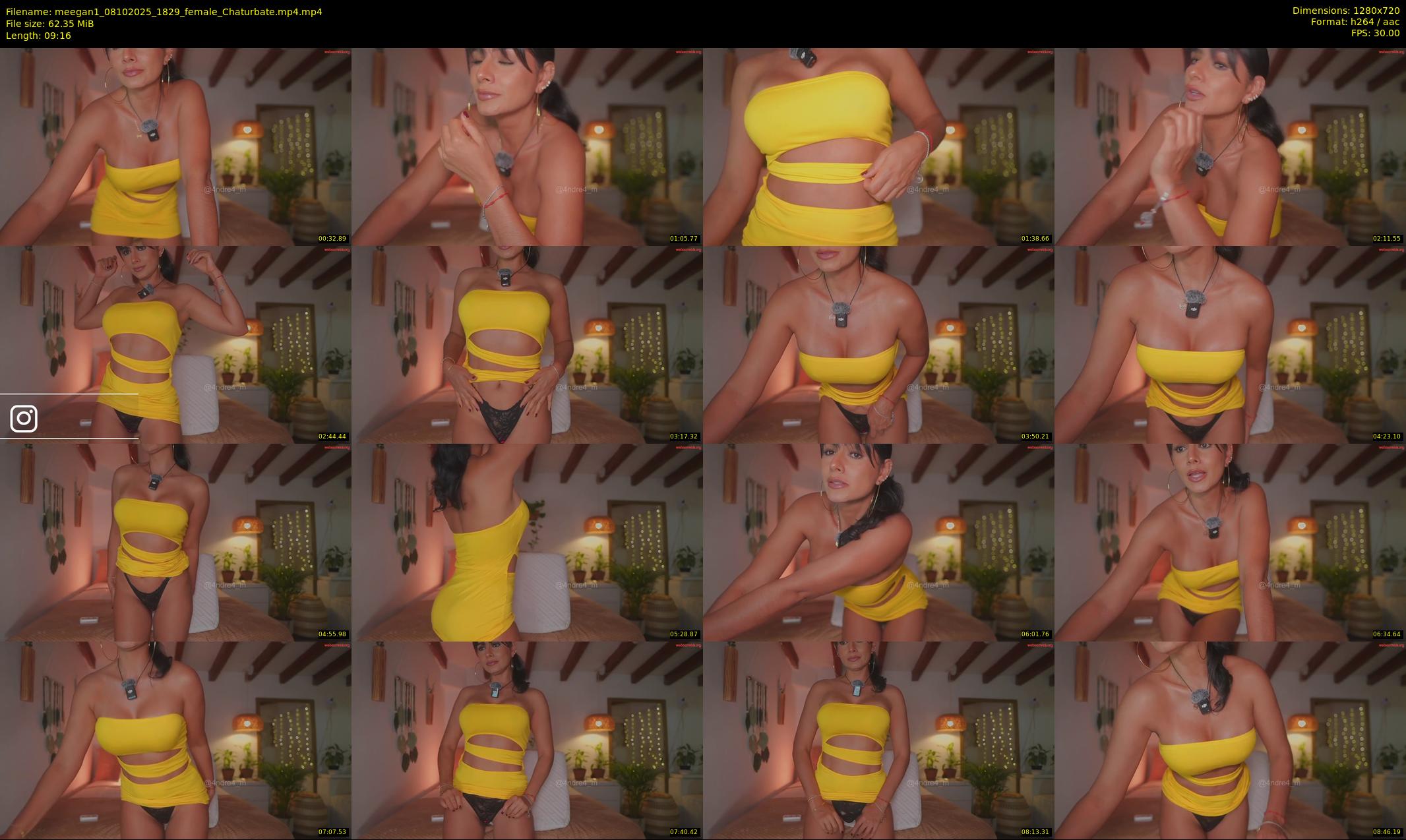 meegan1 — 10 minute Chaturbate female cam show recording, 720p, Oct 8, 2025