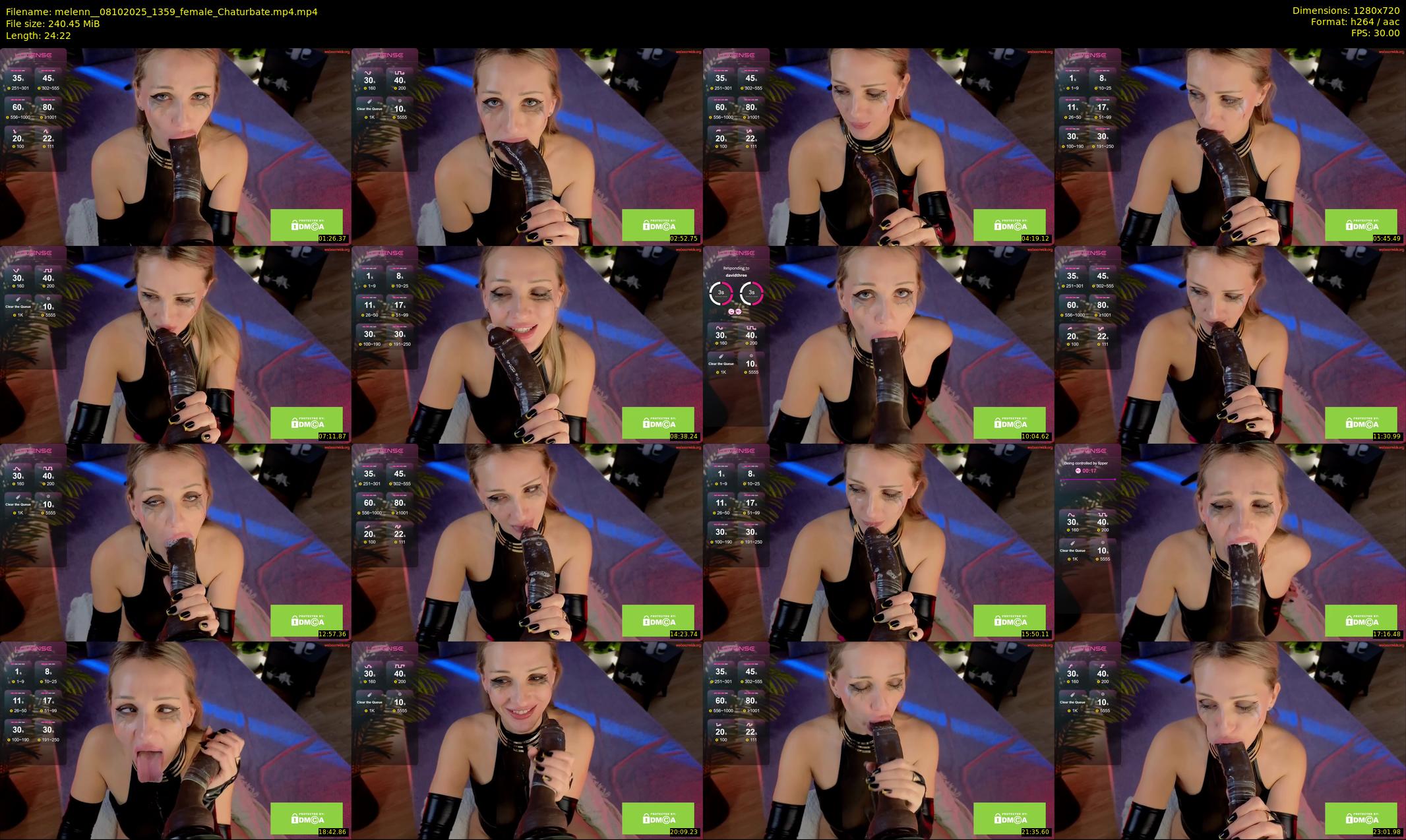 melenn_ — 25 minute Chaturbate female cam show recording, 720p, Oct 8, 2025