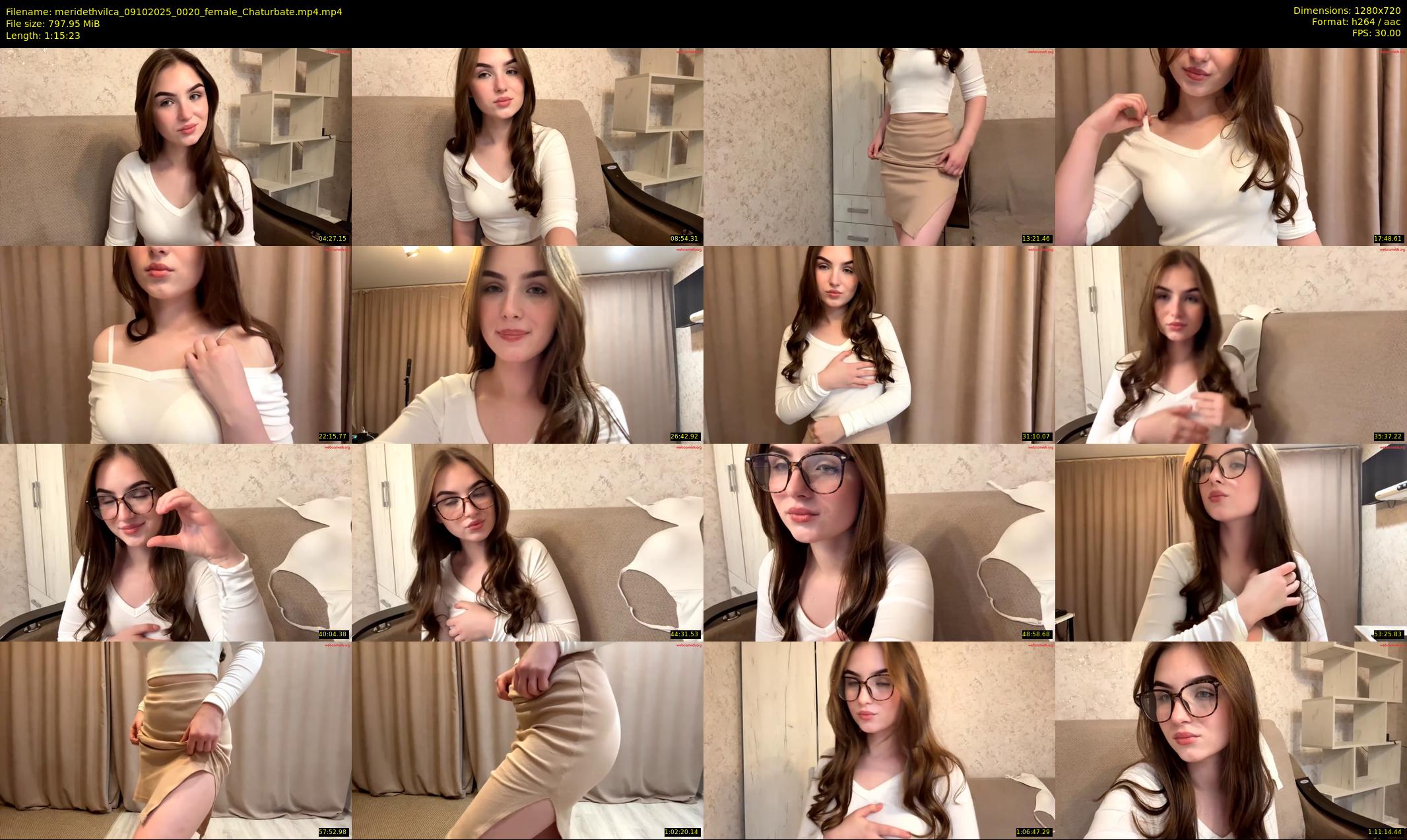 meridethvilca — 76 minute Chaturbate female cam show recording, 720p, Oct 9, 2025