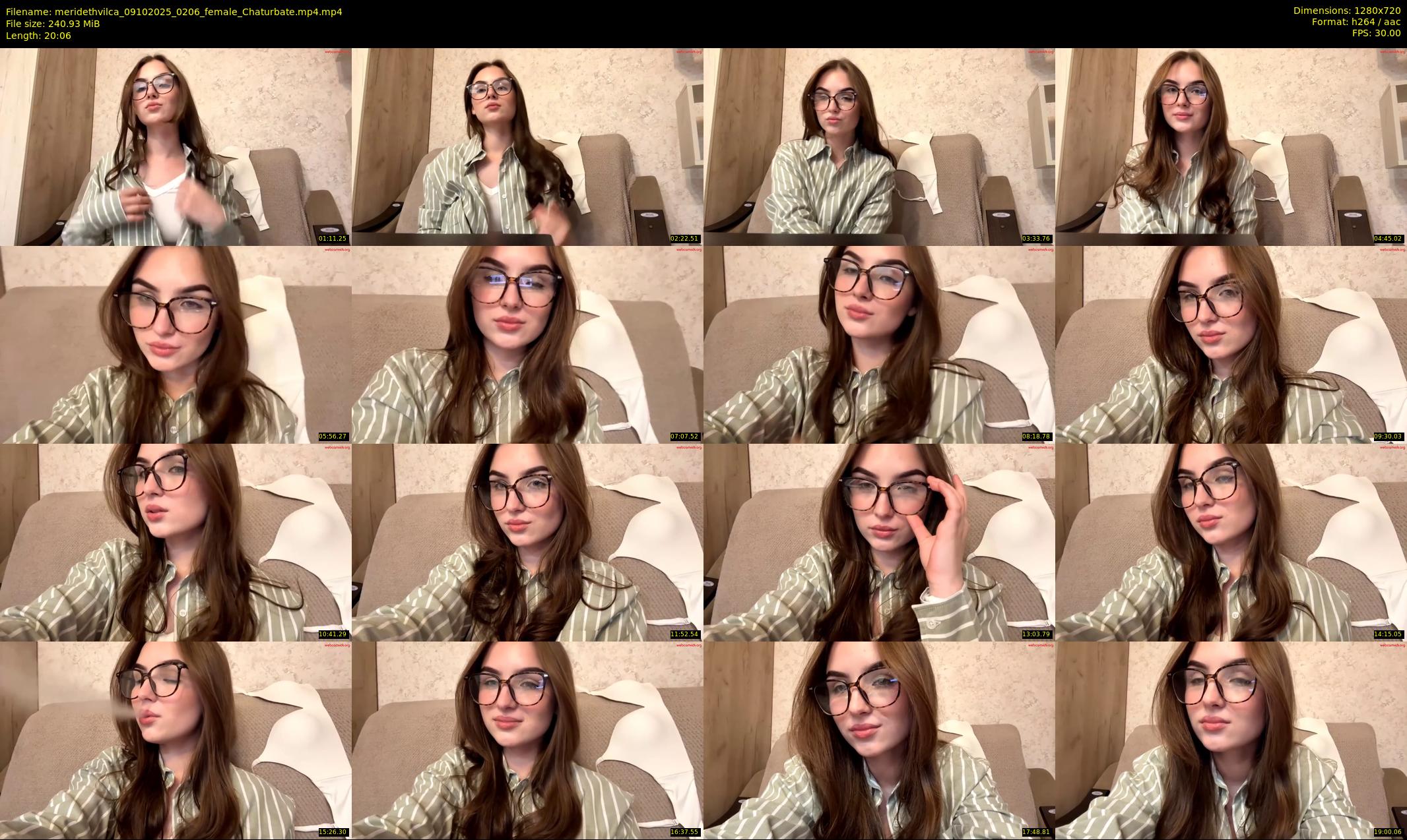 meridethvilca — 21 minute Chaturbate female cam show recording, 720p, Oct 9, 2025
