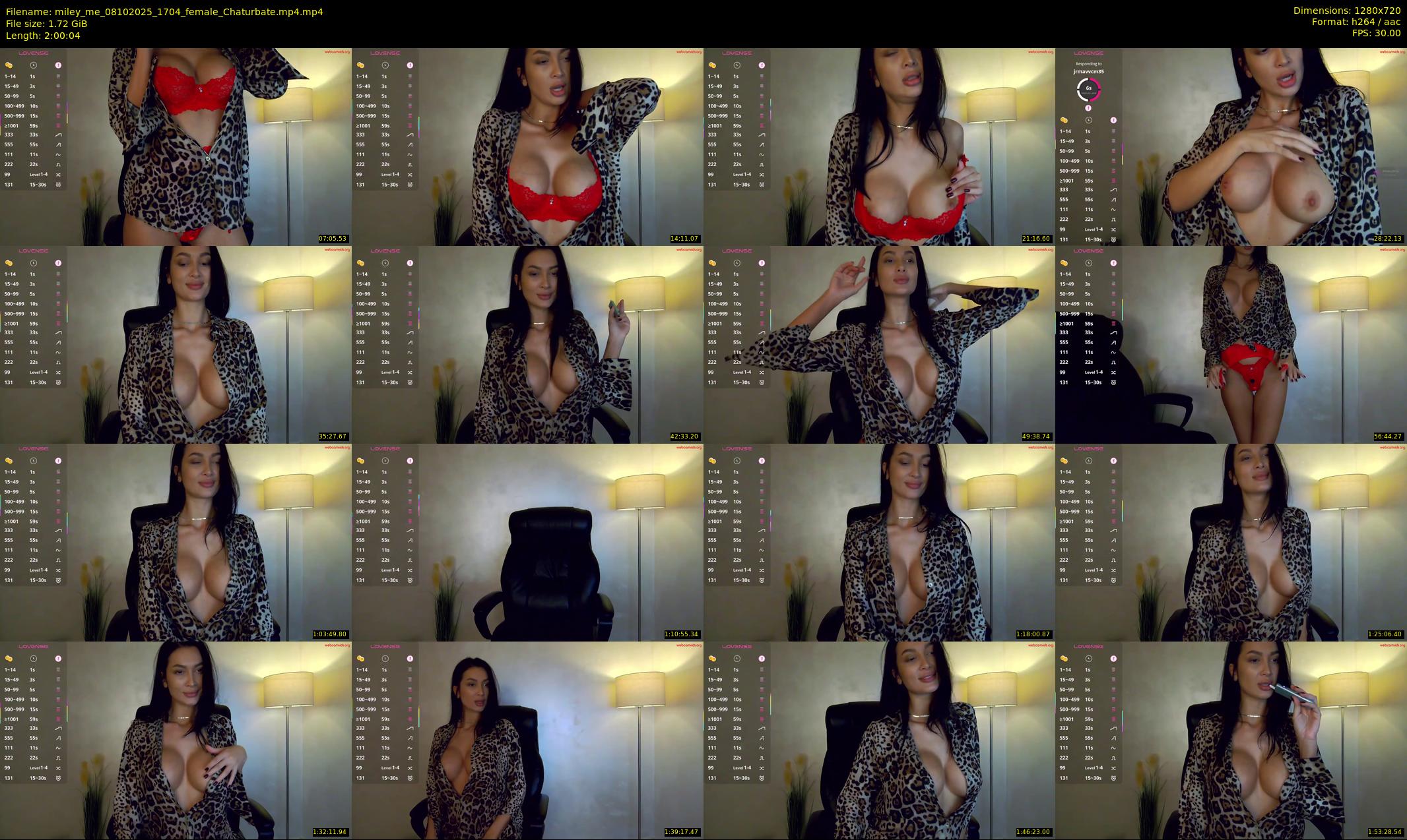 miley_me — 121 minute Chaturbate female cam show recording, 720p, Oct 8, 2025