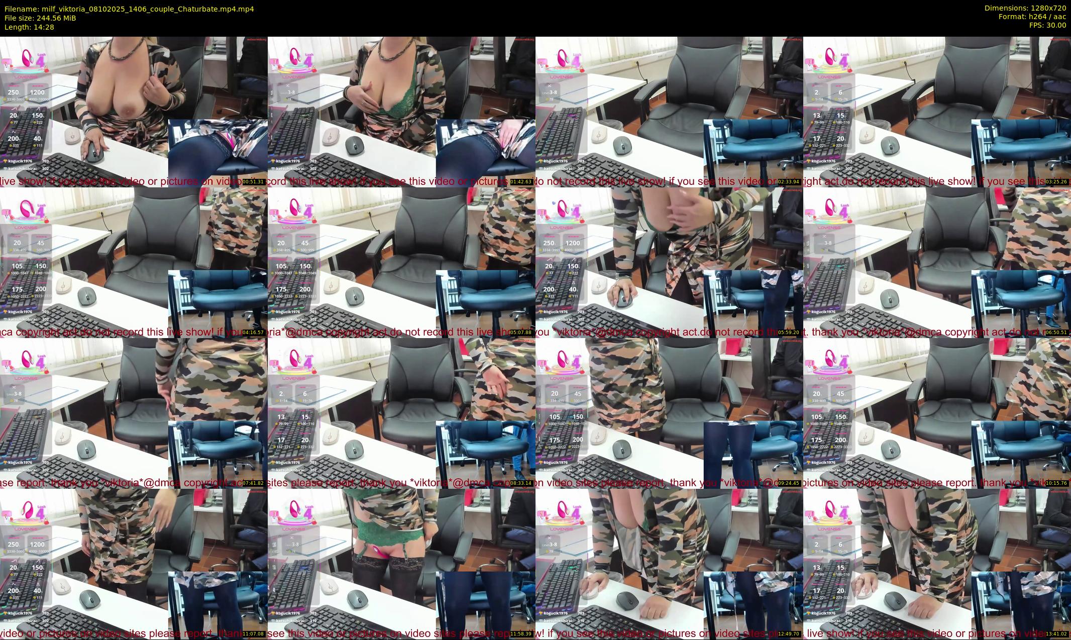 milf_viktoria — 15 minute Chaturbate female cam show recording, 720p, Oct 8, 2025