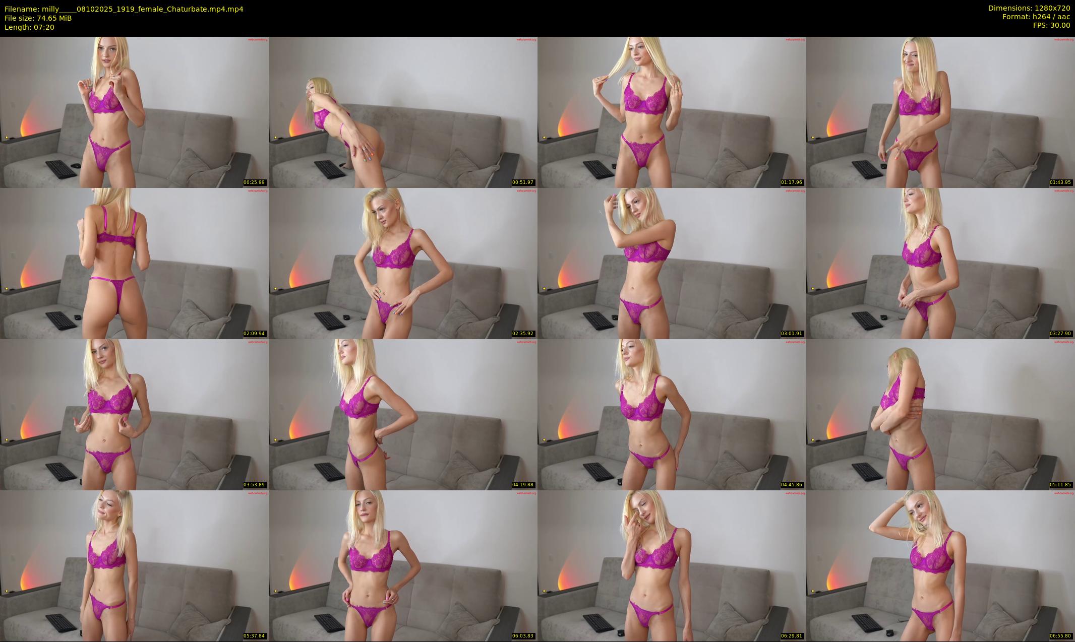 milly____ — 8 minute Chaturbate couple cam show recording, 720p, Oct 8, 2025