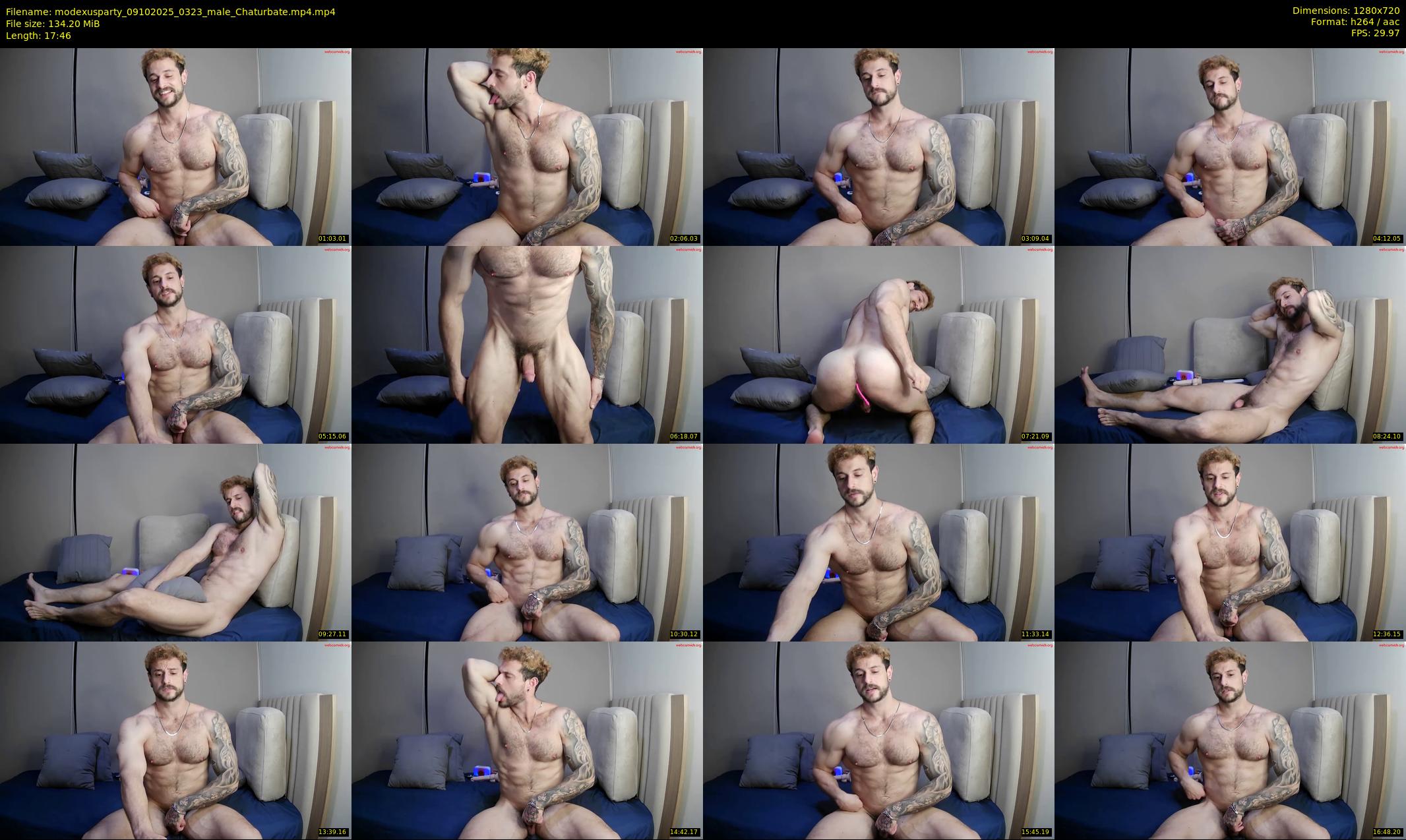 modexusparty — 18 minute Chaturbate male cam show recording, 720p, Oct 9, 2025