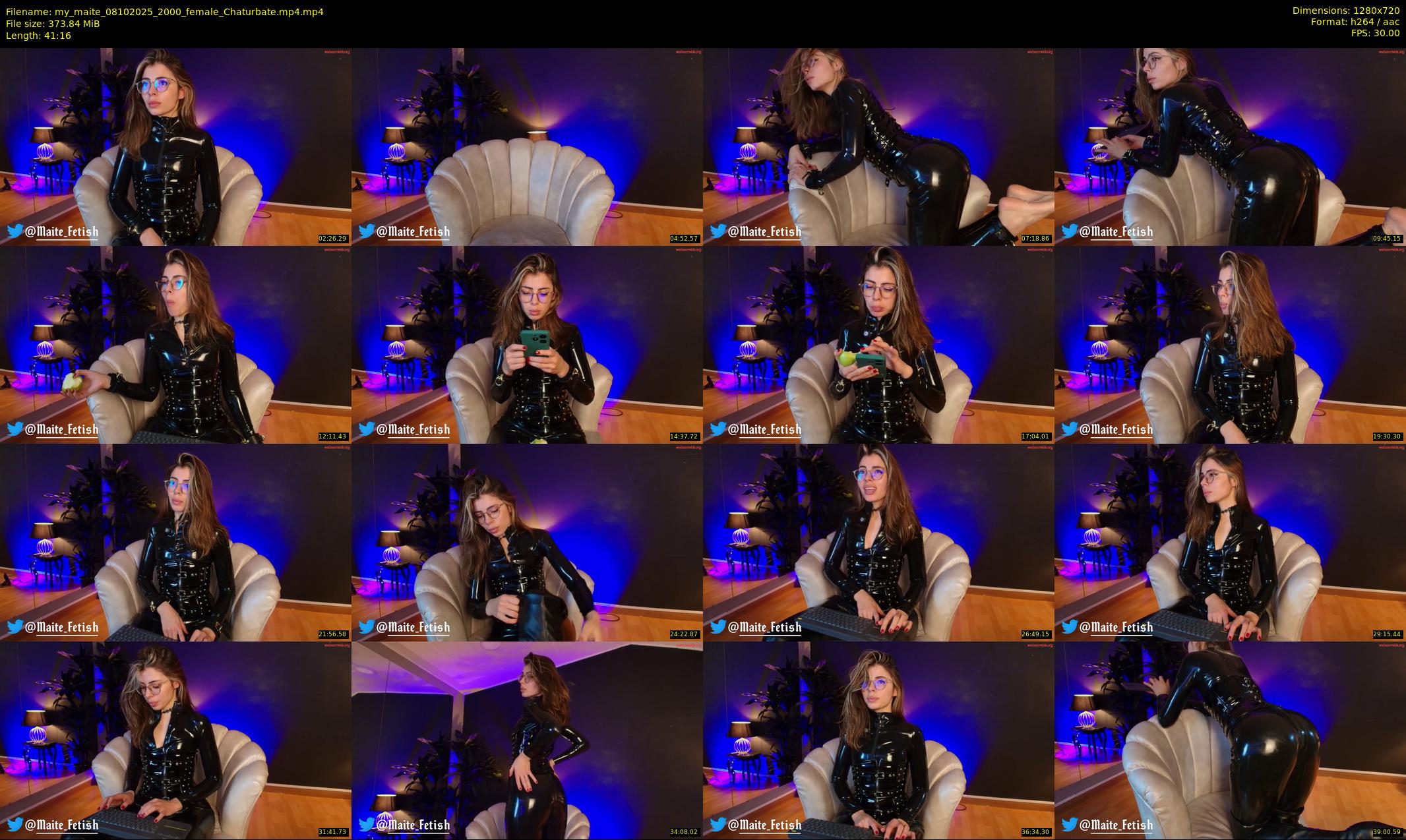 my_maite — 42 minute Chaturbate female cam show recording, 720p, Oct 8, 2025