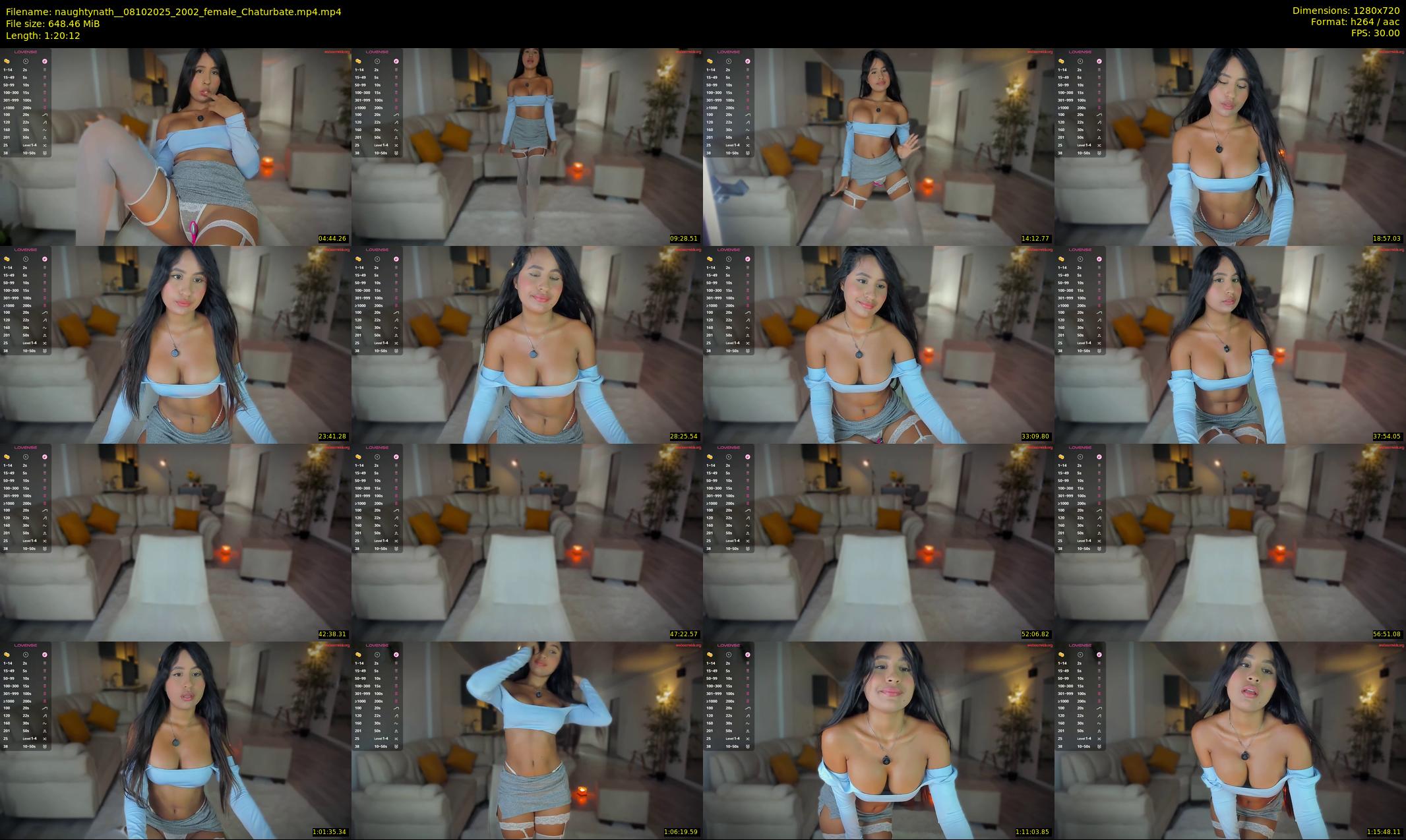 naughtynath_ — 81 minute Chaturbate female cam show recording, 720p, Oct 8, 2025