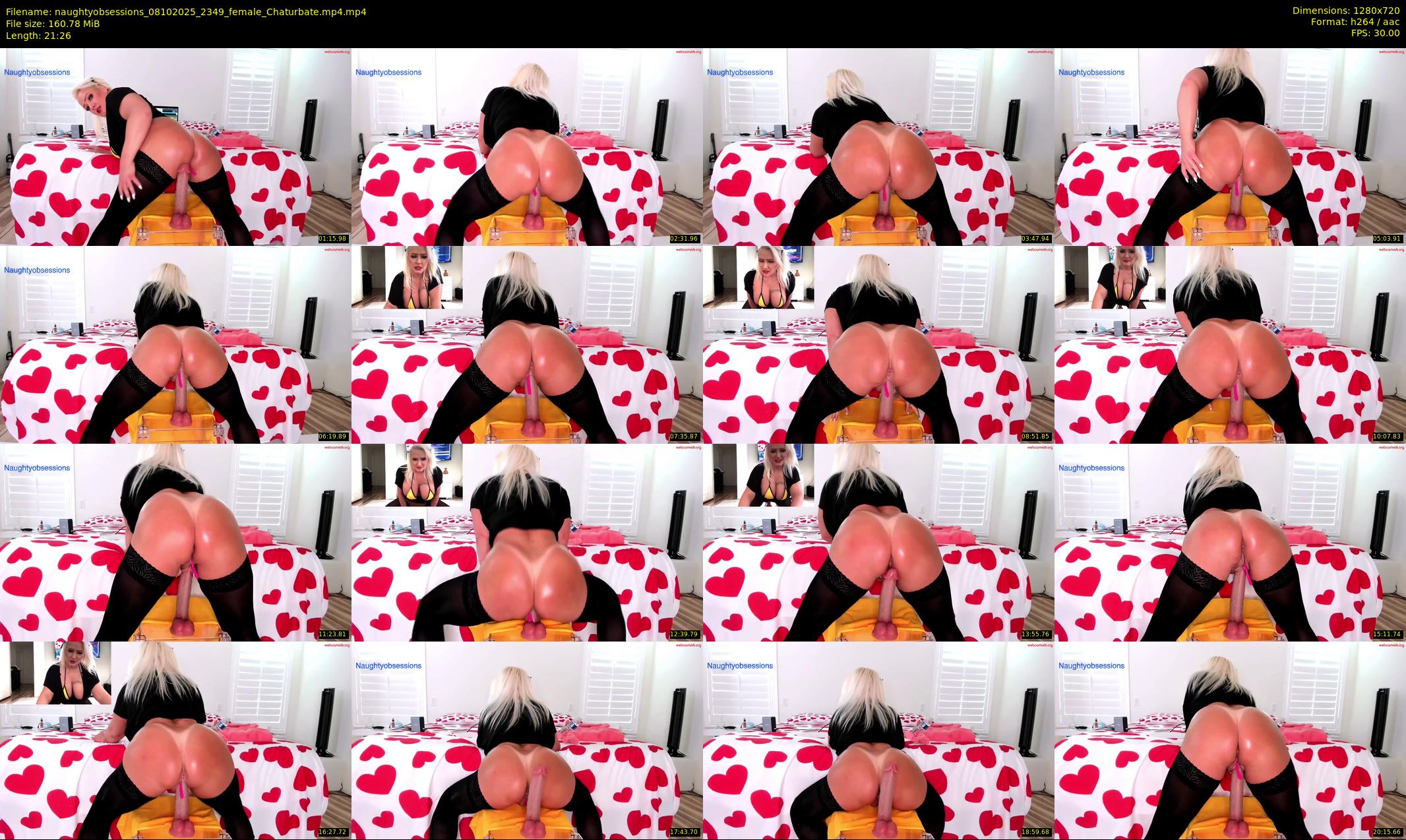 naughtyobsessions — 22 minute Chaturbate female cam show recording, 720p, Oct 8, 2025
